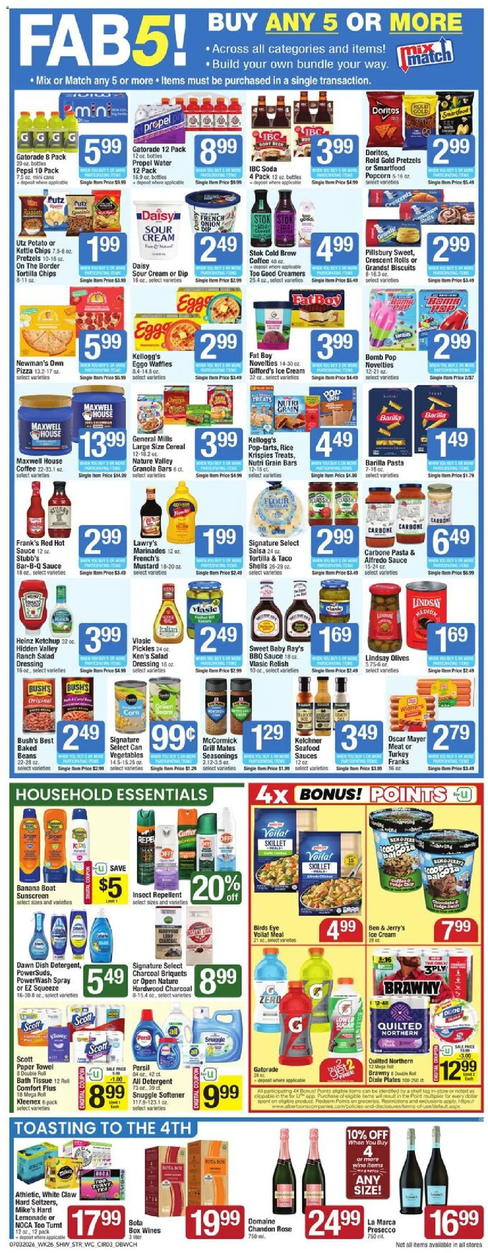 Star Market Weekly Ad - MA - valid from 07/03/2026 | Page: 3 | Products: Box, Wine, Ketchup, Salad