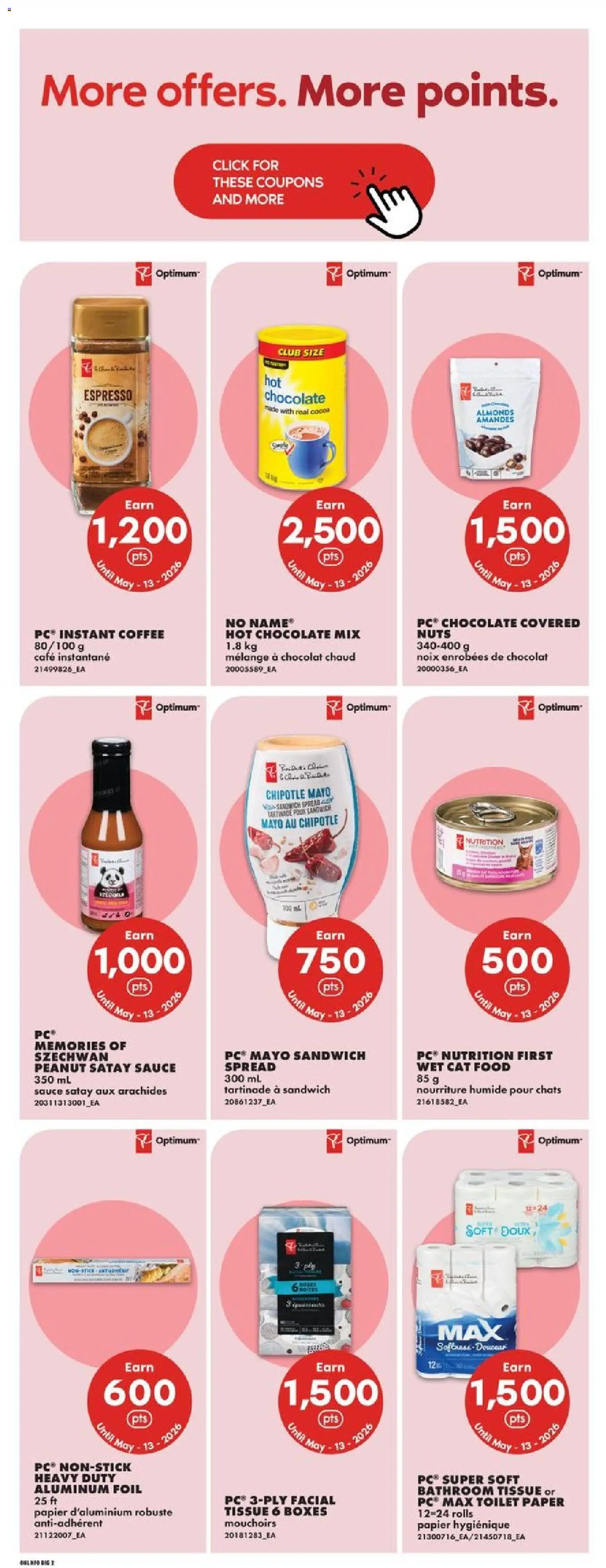 No Frills flyer valid from 07.05.2026 | Page: 15 | Products: Nuts, PC, Coffee, Chocolate