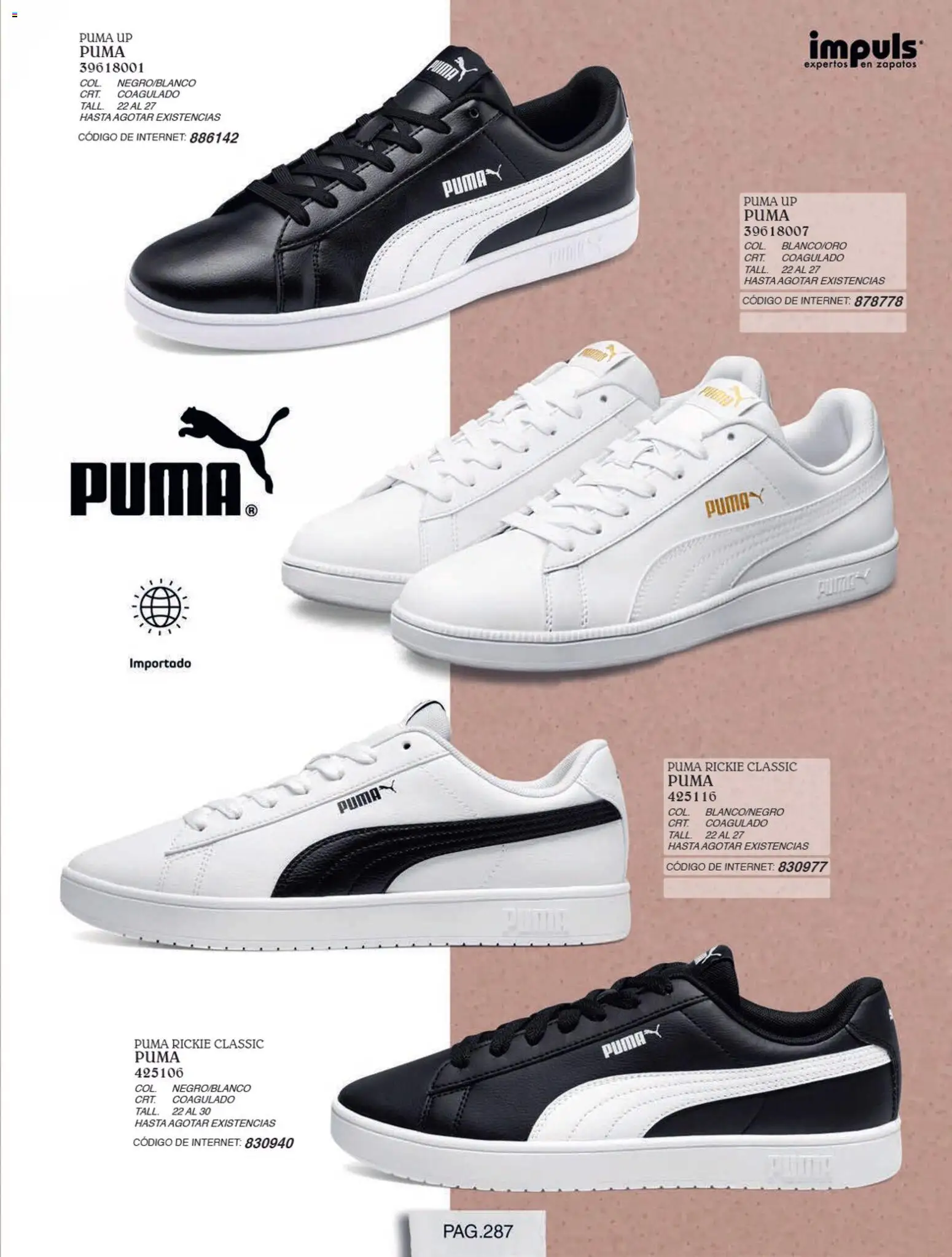 Nuevas ofertas de Impuls válidas en toda la República Mexicana desde el 01/07/2026. ¡Encuentra las mejores ofertas en Impuls catálogo Otoño Invierno! | Página: 289 | Productos: Zapatos