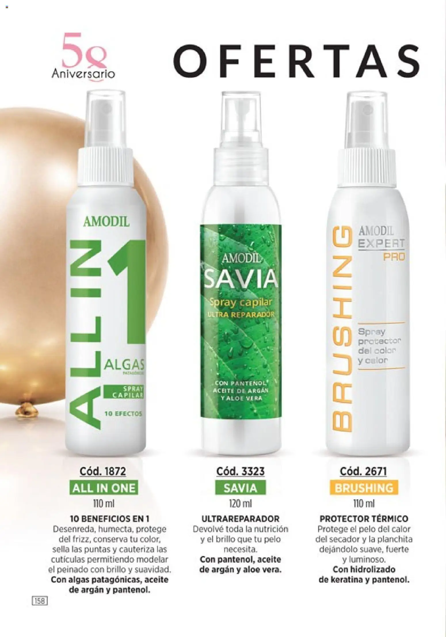 Amodil - Campaña 10 │ válido desde el 01.06.2026 | Página: 158 | Productos: Aceite, Brillo