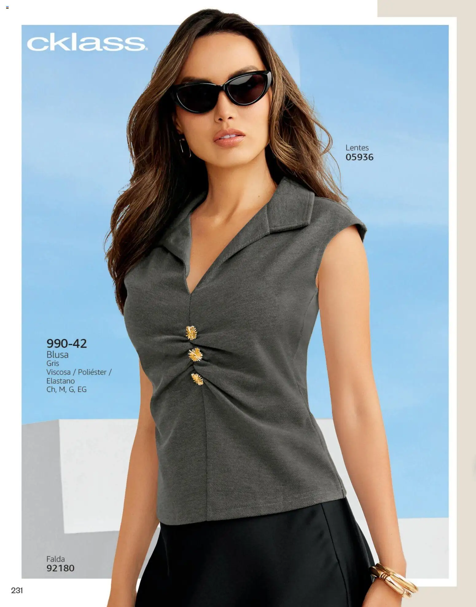 Nuevas ofertas de Cklass válidas en toda la República Mexicana desde el 08/07/2026. ¡Encuentra las mejores ofertas en Cklass catálogo Secrets! | Página: 271 | Productos: Blusa, Lentes, Falda