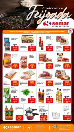Semar Supermercado ofertas Feijoada - Pré-Visualização do folheto da loja Semar Supermercado, válido de 22/09/2026