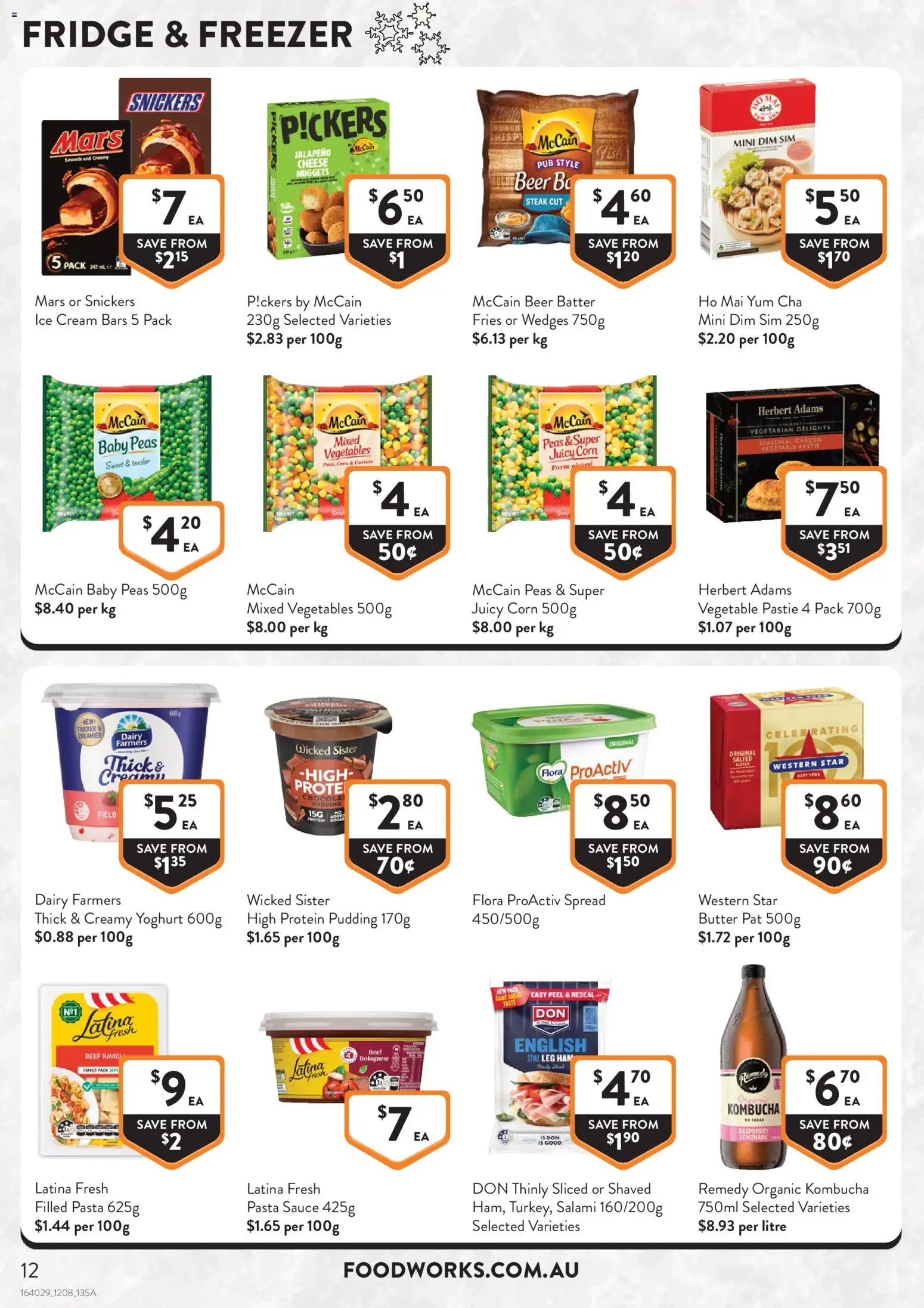 Foodworks catalogue - valid from 12/08/2026 | Page: 12 | Products: Butter, Beef, Protein pudding, Lemonade