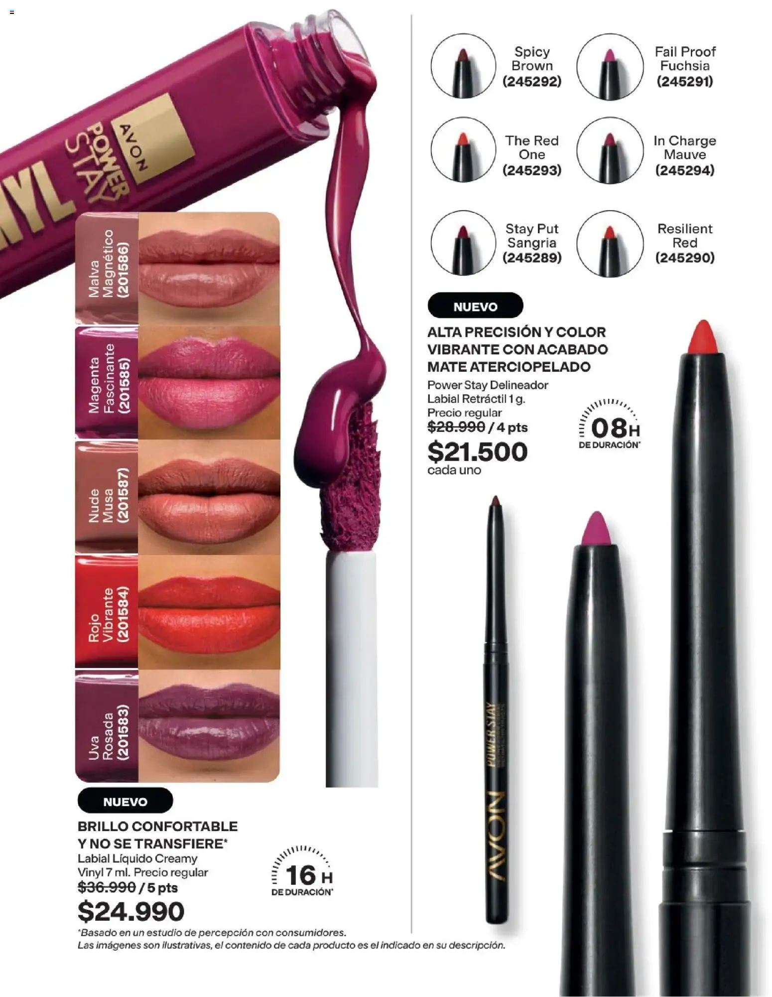 Avon revista - valida desde el 29/07/2026 | Página: 65 | Productos: Brillo, Delineador