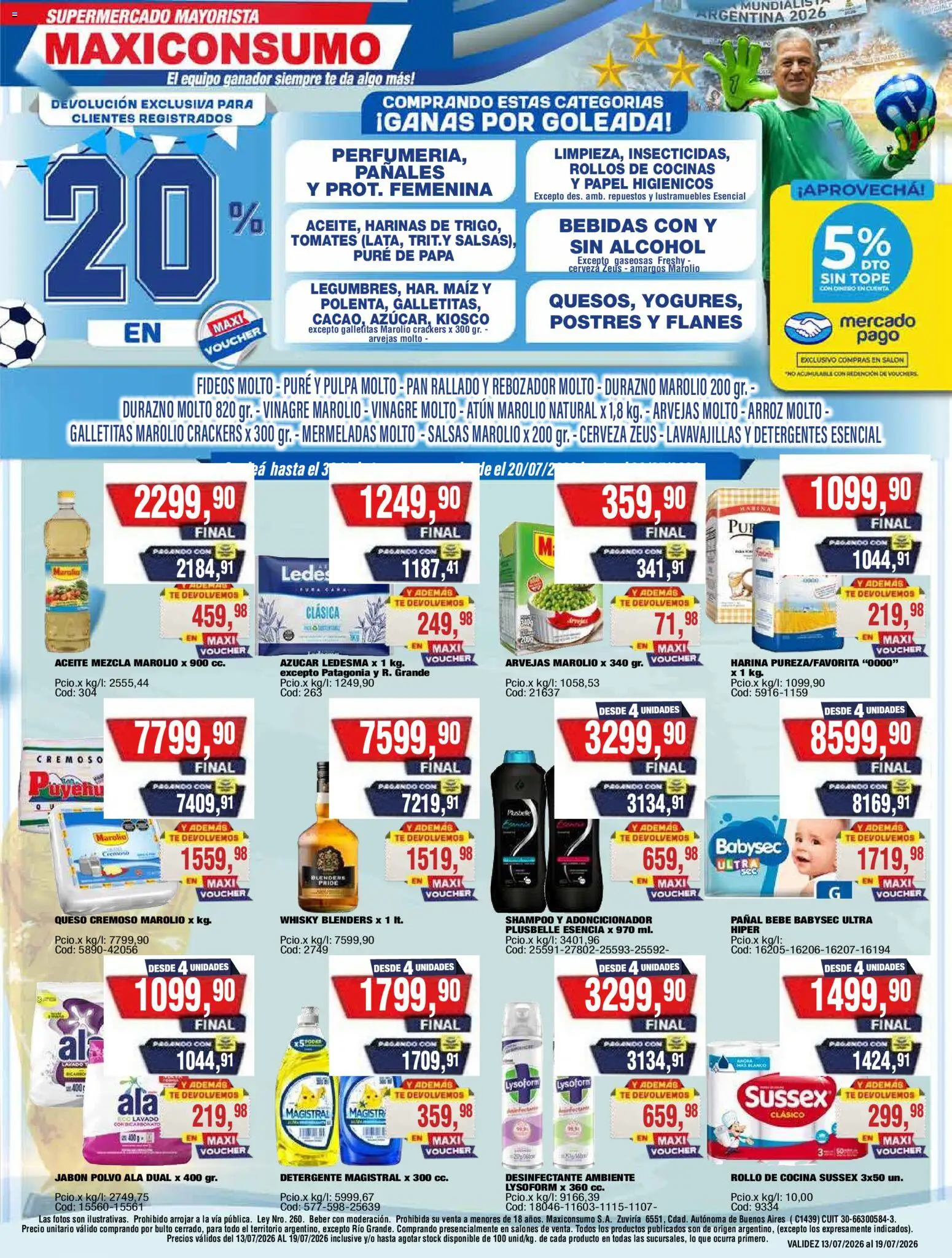 Maxiconsumo ofertas (20/07/2026 catalogue cover