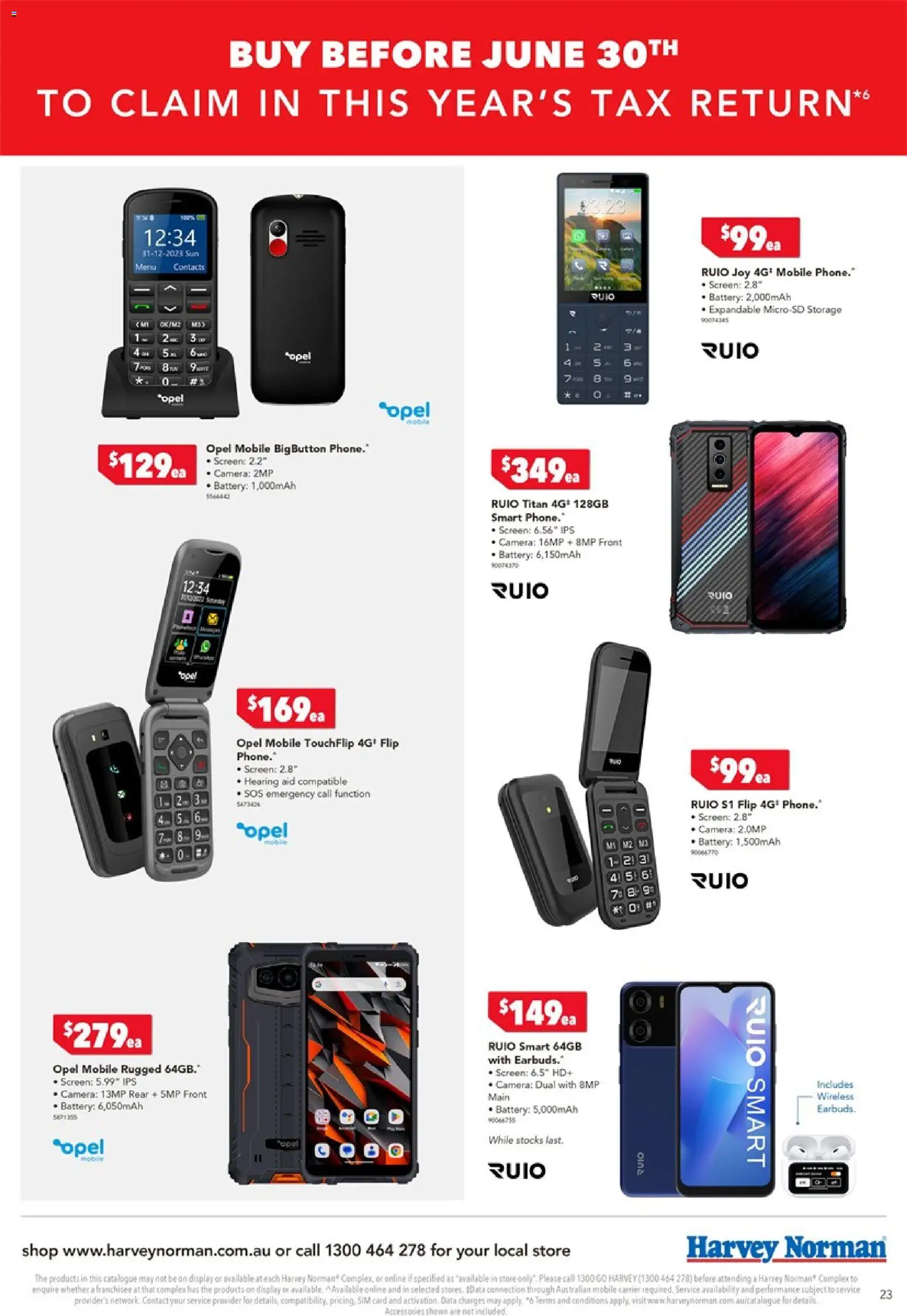 Harvey Norman catalogue - valid from 05.06.2026 | Page: 23 | Products: Phone, Camera, Screen, Mobile