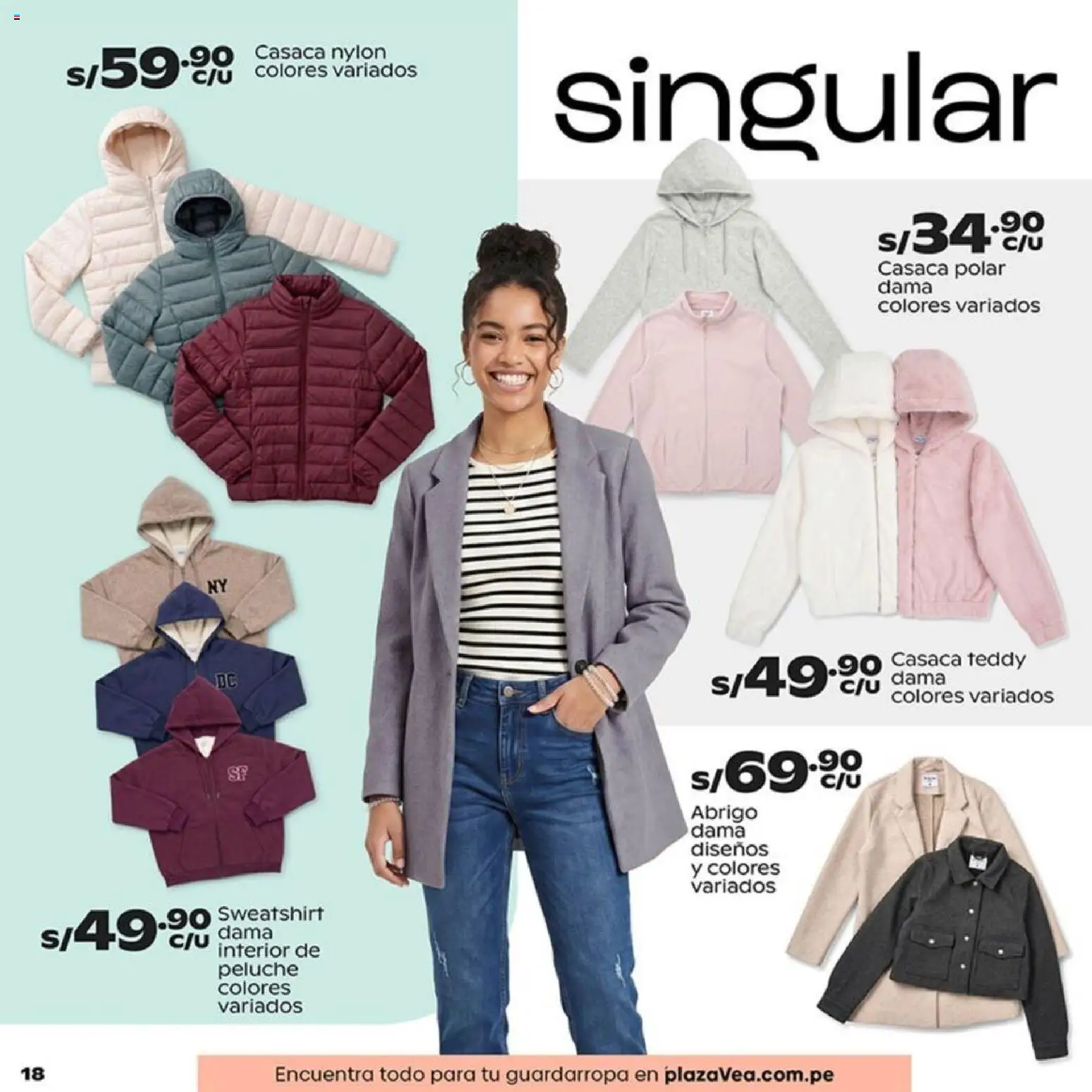 Catálogo Plaza Vea válido desde 15.06.2026 | Página: 18 | Productos: Guardarropa, Abrigo