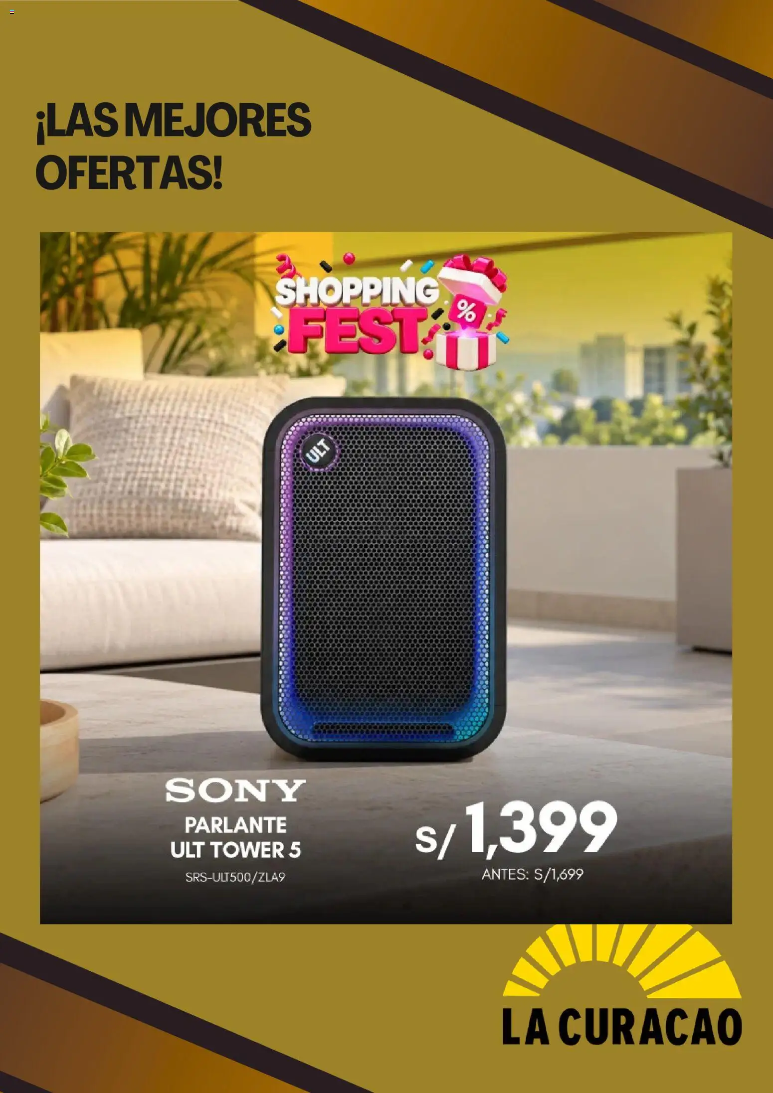 Catálogo La Curacao válido desde 28/09/2026 | Página: 6 | Productos: Parlante