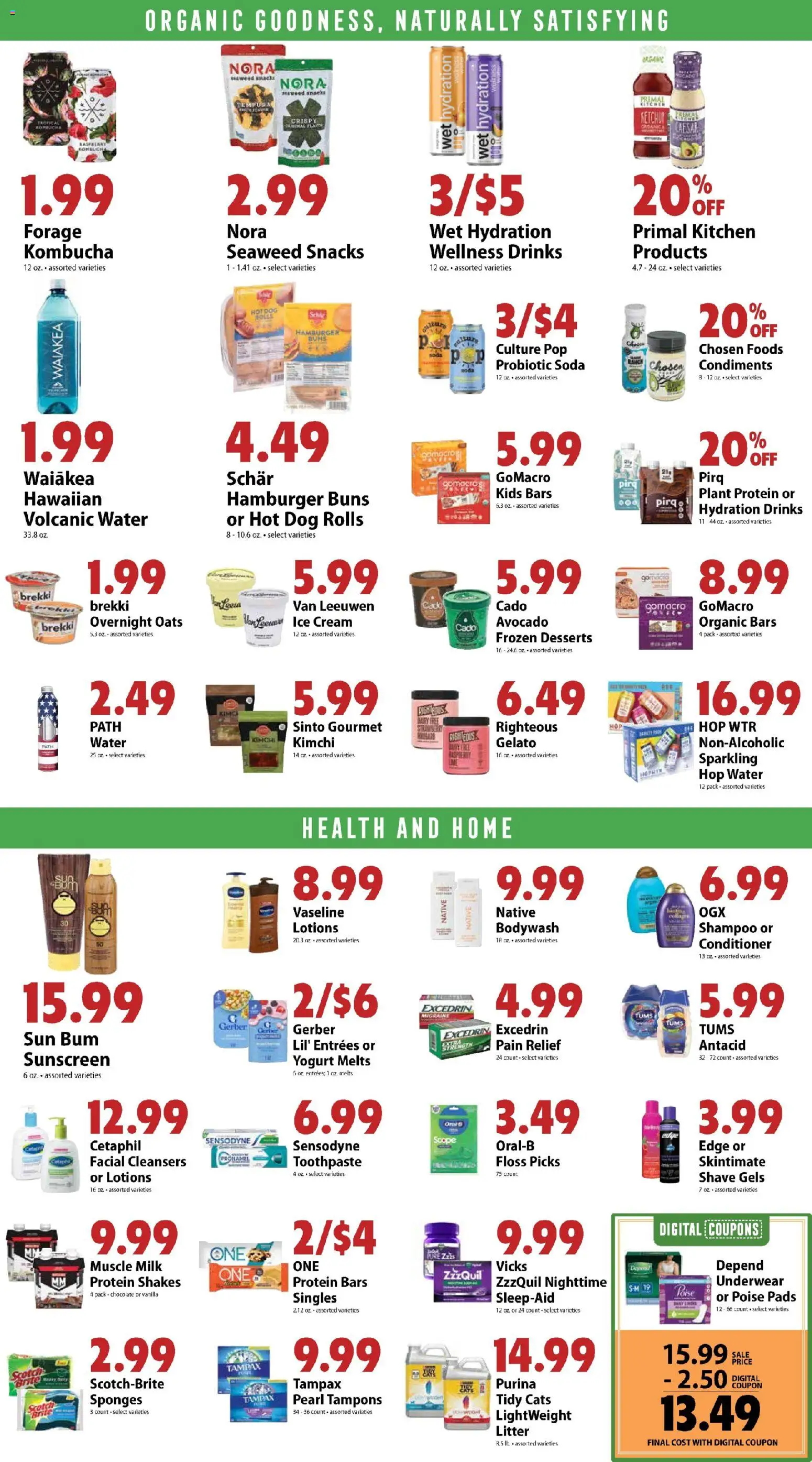 Festival Foods Weekly Ad - valid from 07/15/2026 | Page: 9 | Products: Conditioner, Toothpaste, Cream, Lime