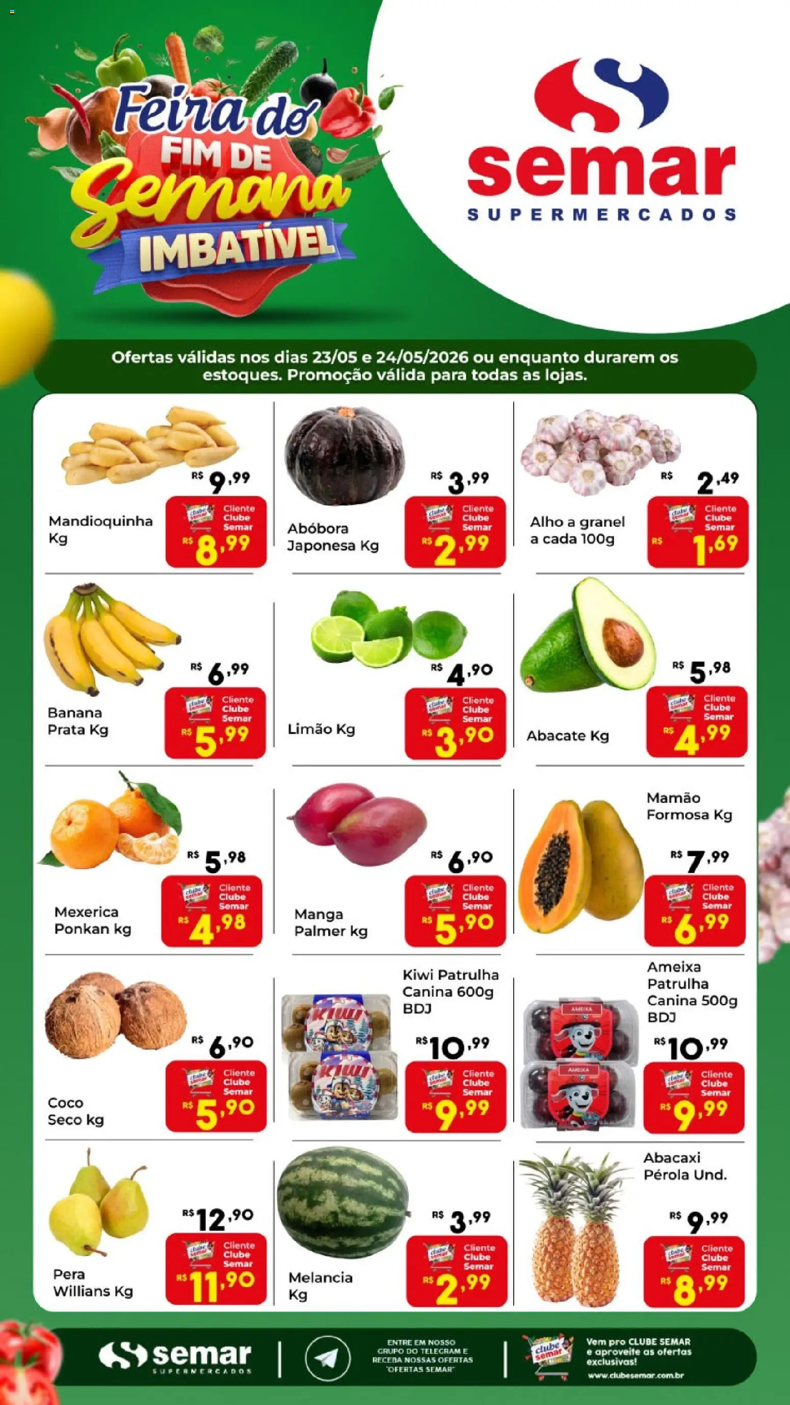 Semar Supermercado Folheto - válido de 23.05.2026 | Página: 1