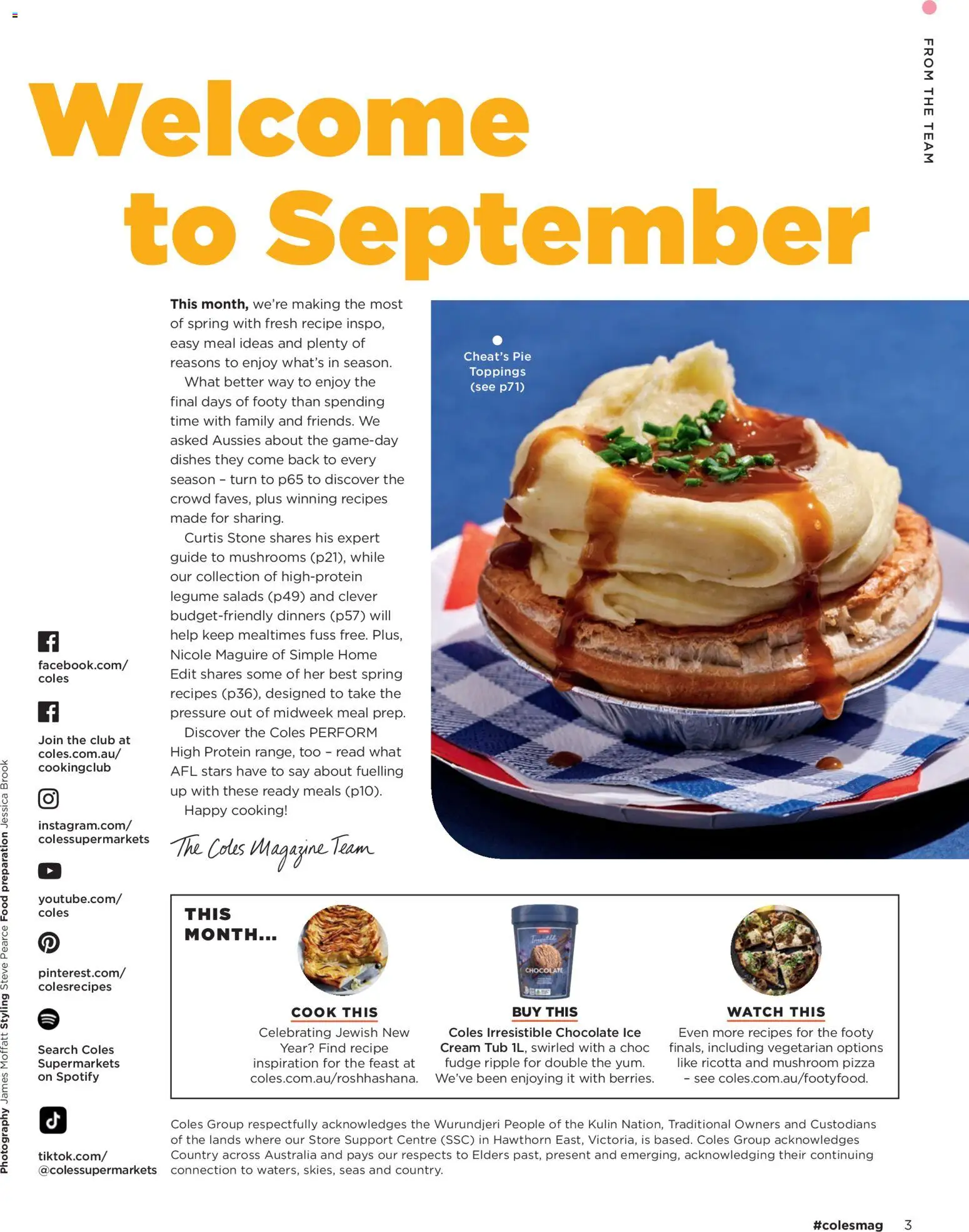 Coles catalogue - valid from 01/09/2026 | Page: 3 | Products: Food, Mushrooms, Magazine, Ricotta