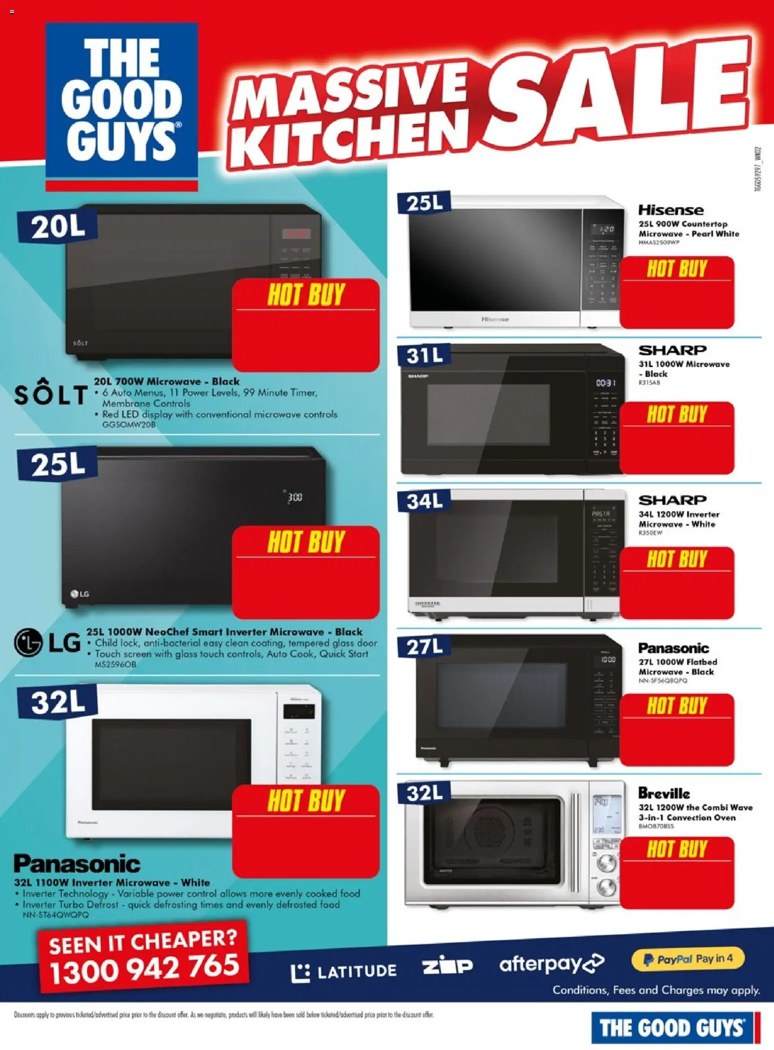 The Good Guys catalogue - valid from 09/07/2026 | Page: 7 | Products: Door, Oven, Microwave, Screen