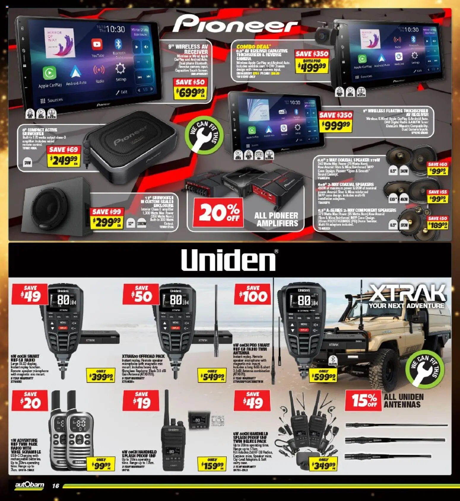 Autobarn catalogue - valid from 06.05.2026 | Page: 16 | Products: Antenna, Phone, Camera, Radio