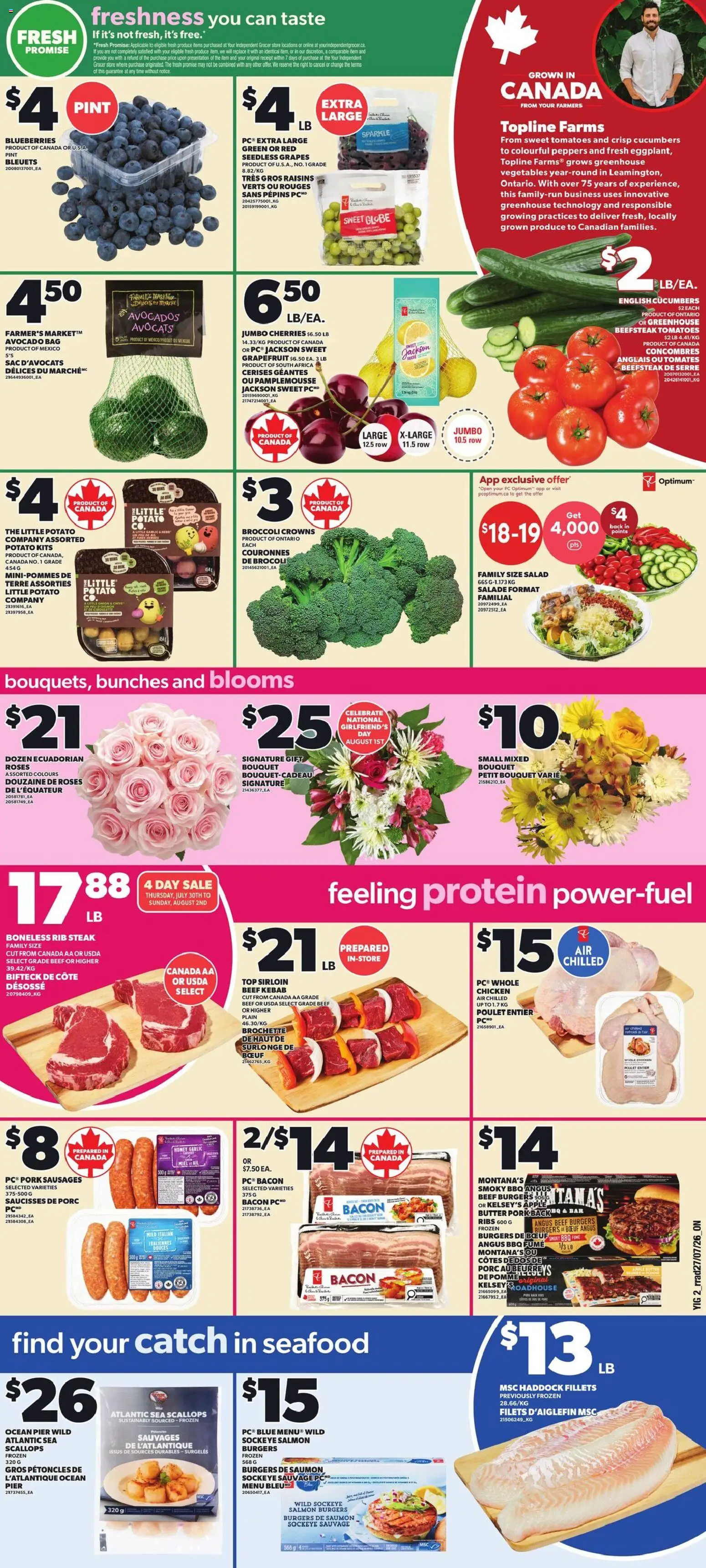 Independent Grocer flyer valid from Jul 30, 2026 | Page: 3