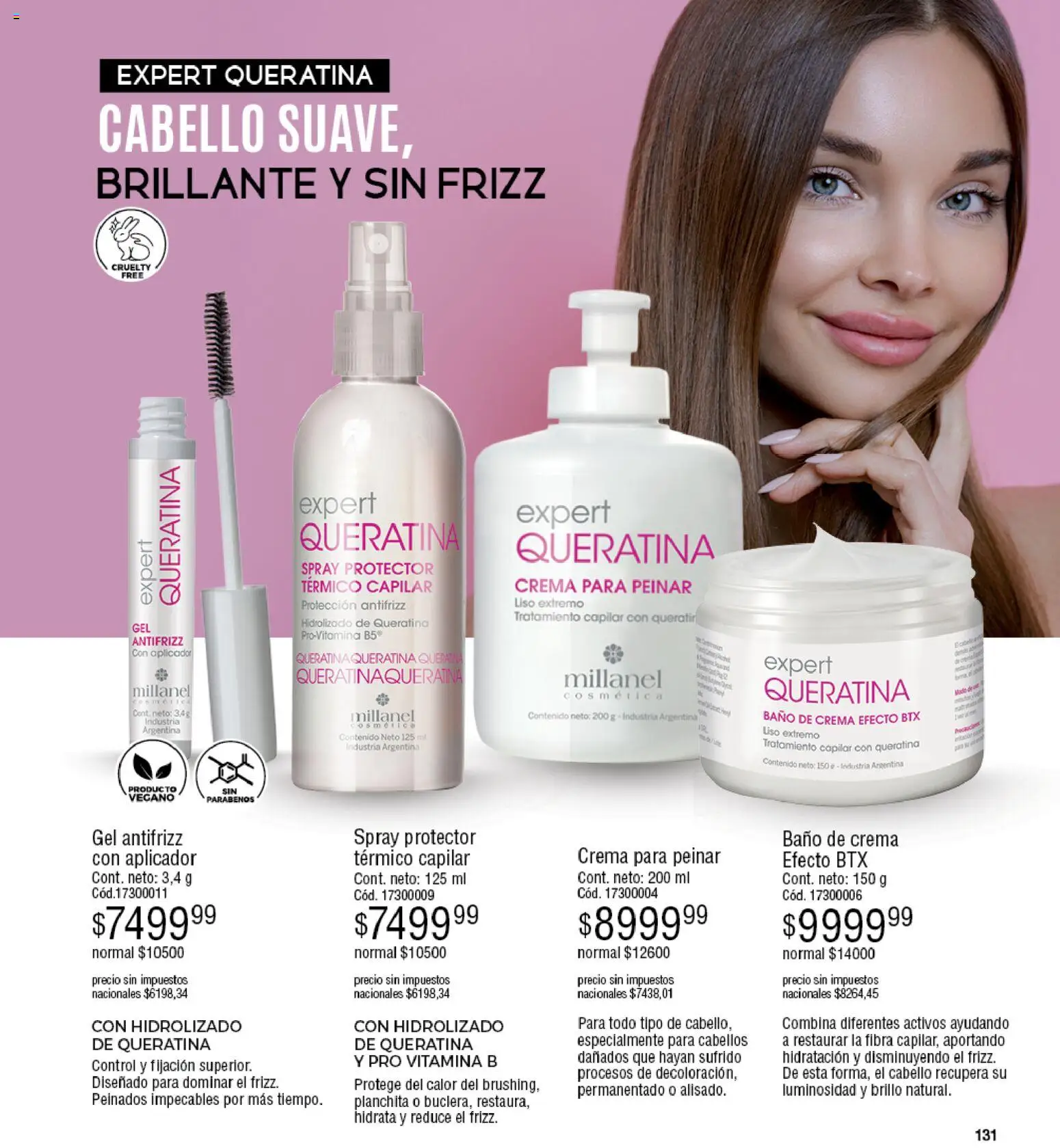 Millanel - Catálogo │ válido desde el 30/03/2026 | Página: 131 | Productos: Baño, Brillo, Baño de crema, Crema