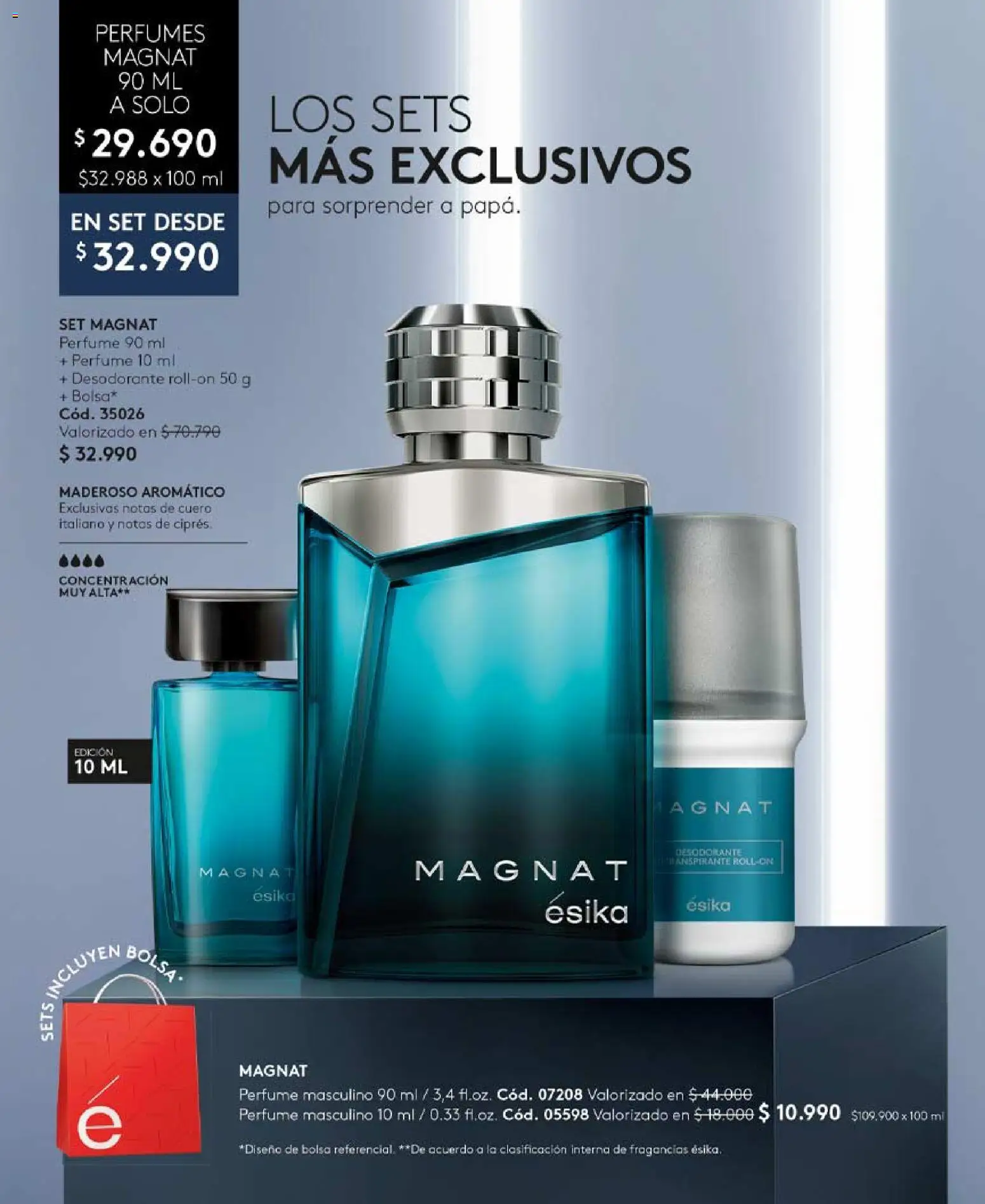 Catálogo Ésika Campaña 9 │ válido desde el 17.05.2026 | Página: 6 | Productos: Bolsa, Perfume, Desodorante
