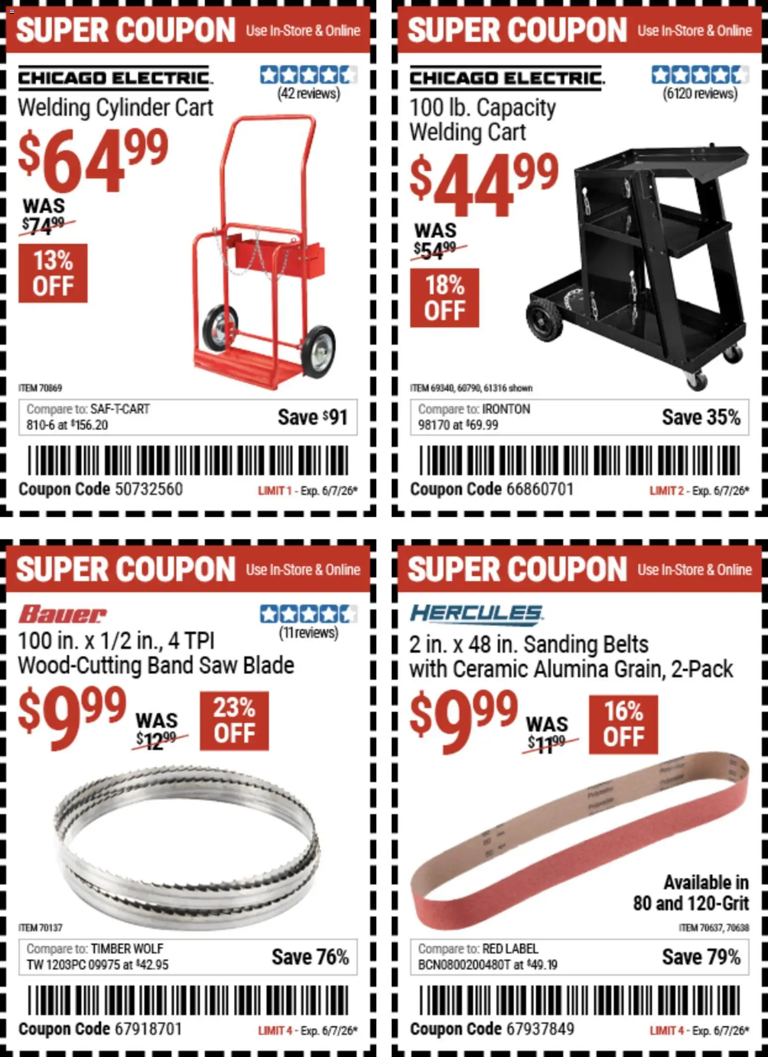The new Harbor Freight flyer is now online. See all June offers on your mobile and save! | United States