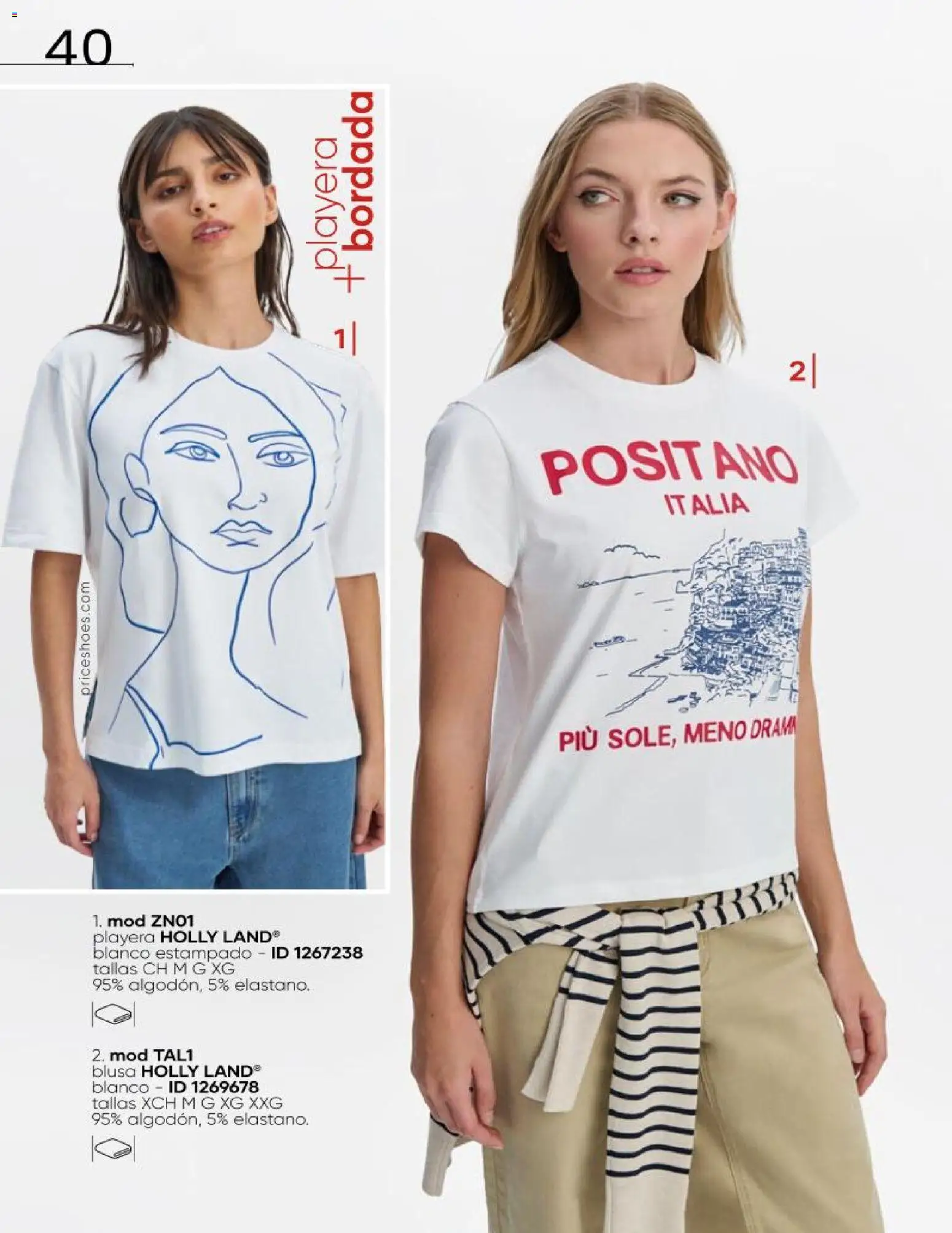 Nuevas ofertas de Price Shoes válidas en toda la República Mexicana desde el 16.06.2026. ¡Encuentra las mejores ofertas en Price Shoes catálogo Cierre de temporada! | Página: 40 | Productos: Blusa, Playera