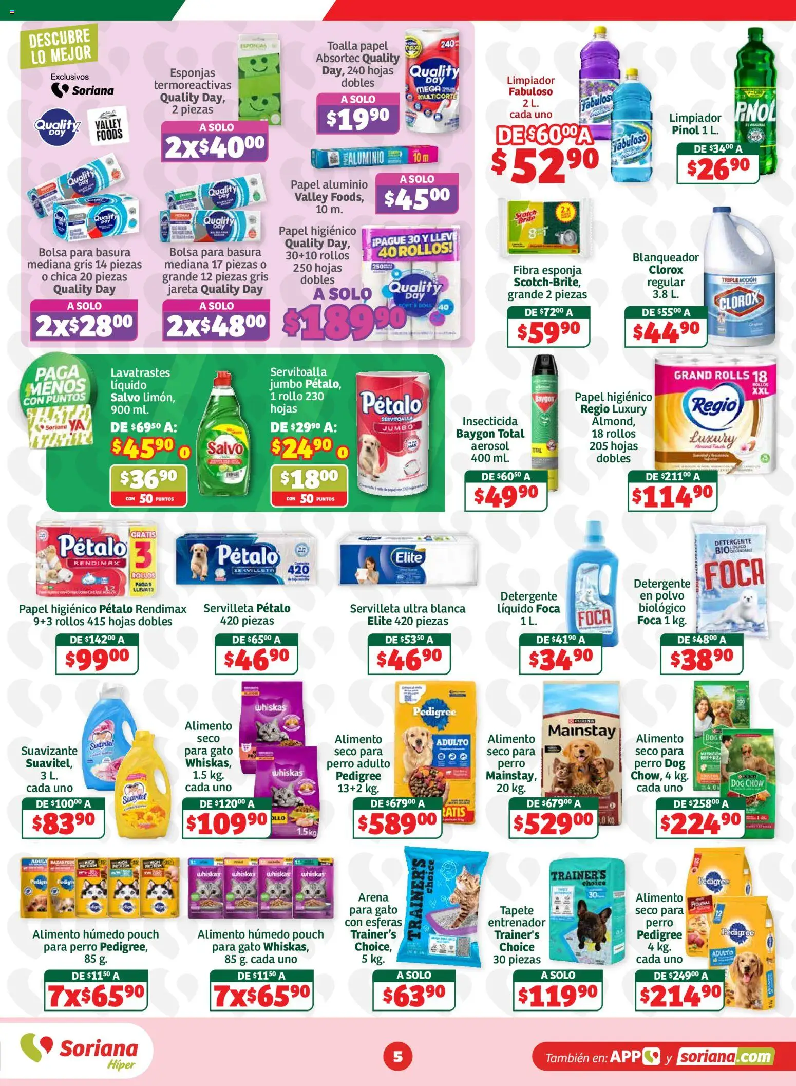 Nuevas ofertas de Soriana válidas en toda la República Mexicana desde el 18/09/2026. ¡Encuentra las mejores ofertas en Soriana folleto! | Página: 5