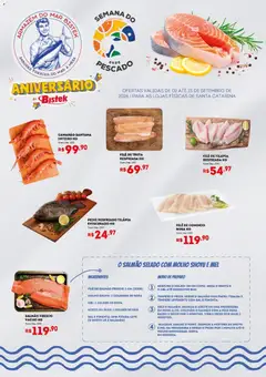 Bistek Supermercados ofertas Semana do Pescado - Pré-Visualização do folheto da loja Bistek Supermercados, válido de 02/09/2026
