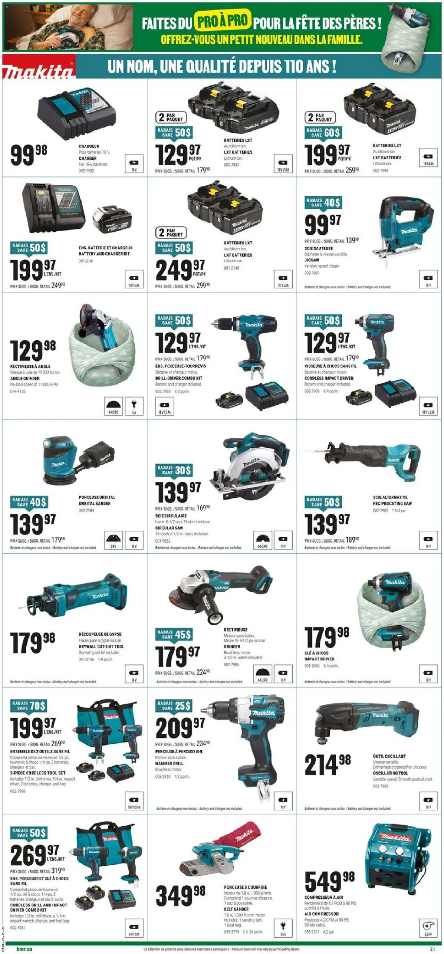 BMR flyer valid from 11.06.2026 | Page: 5 | Products: Belt, Bag, Grinder, Battery
