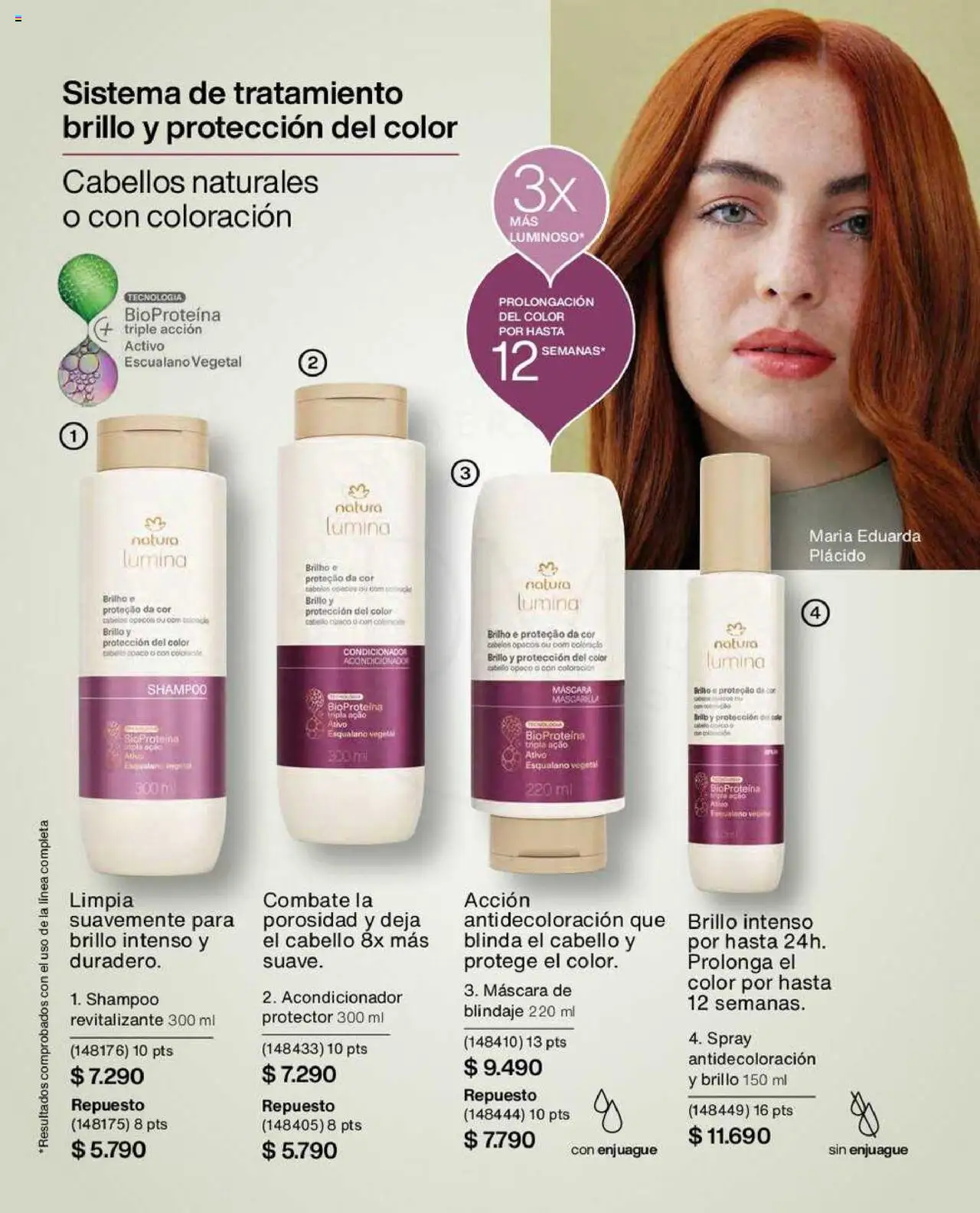 Natura catálogo │ válido desde el 26.06.2025 | Página: 130 | Productos: Brillo, Máscara, Acondicionador, Shampoo