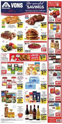 Preview of Vons weekly ads valid from 06/24/2026