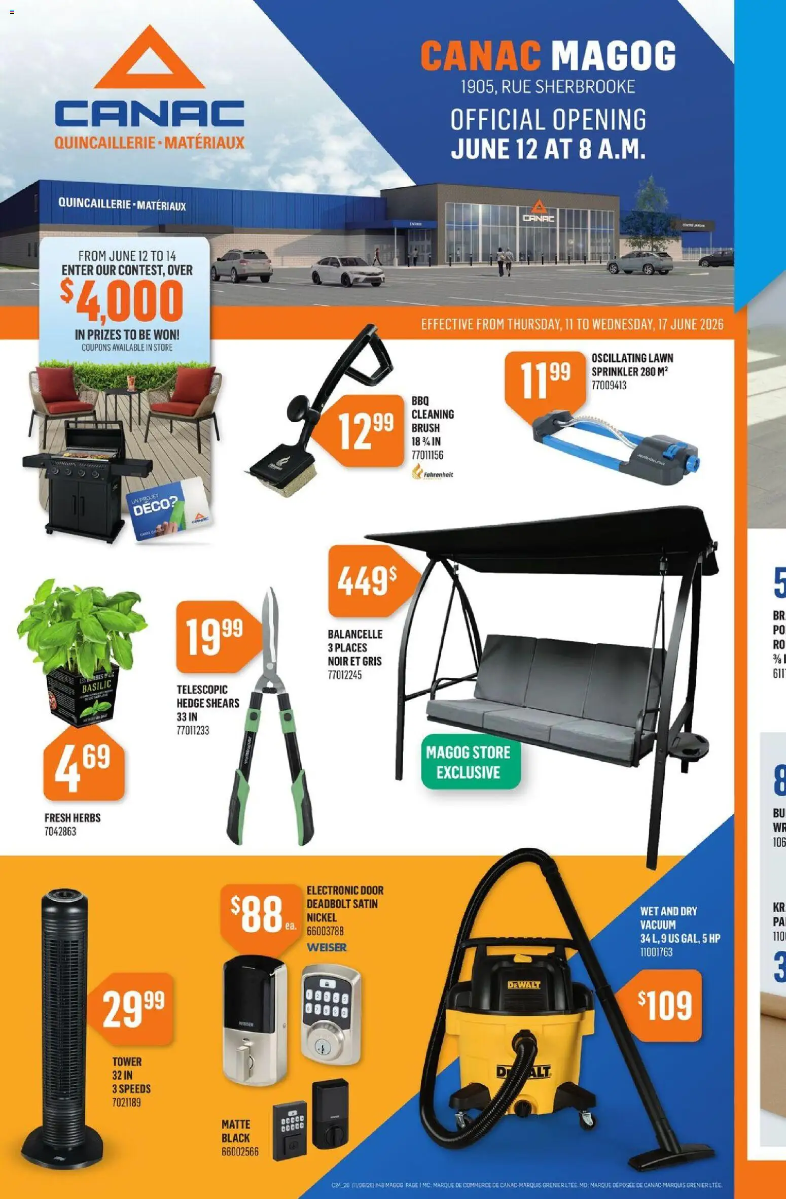 Canac flyer valid from 11.06.2026 | Page: 4 | Products: Brush