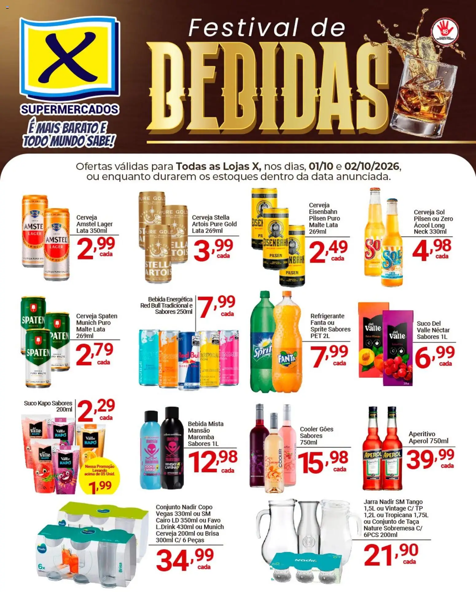 X Supermercados Folheto - válido de 01/10/2026 | Página: 1