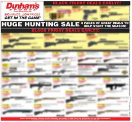 Preview of Dunham's Sports weekly ads valid from 10/31/2026
