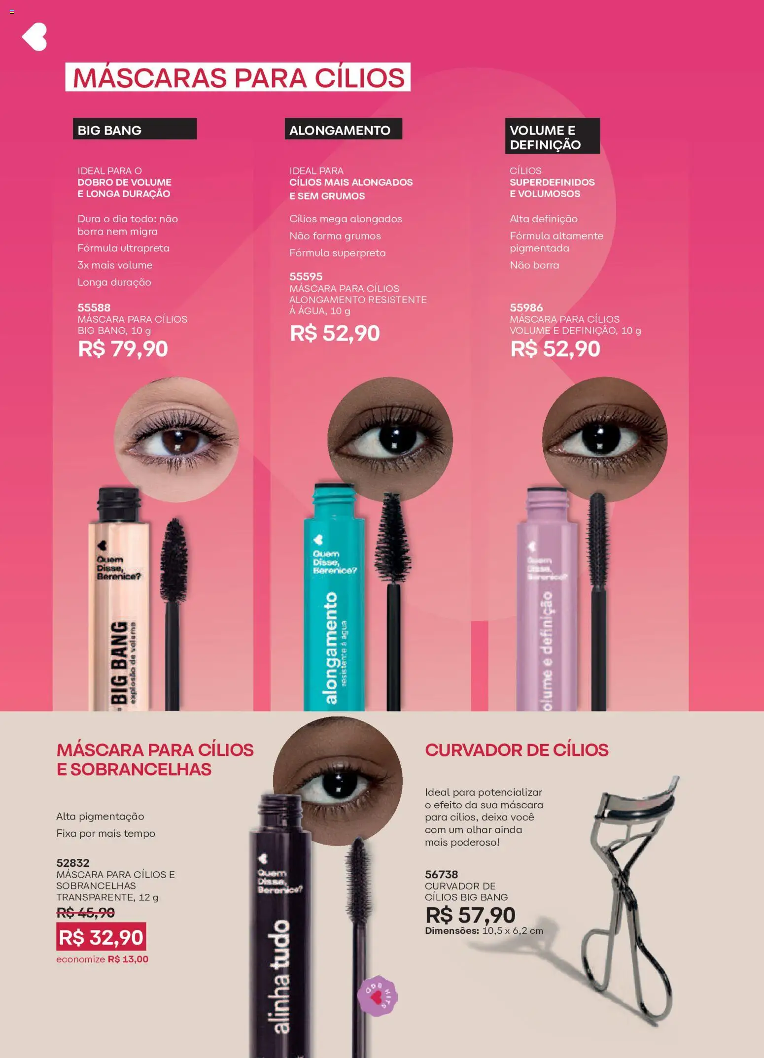 O Boticário Folheto - válido de 15.06.2026 | Página: 162 | Produtos: Máscara para cílios