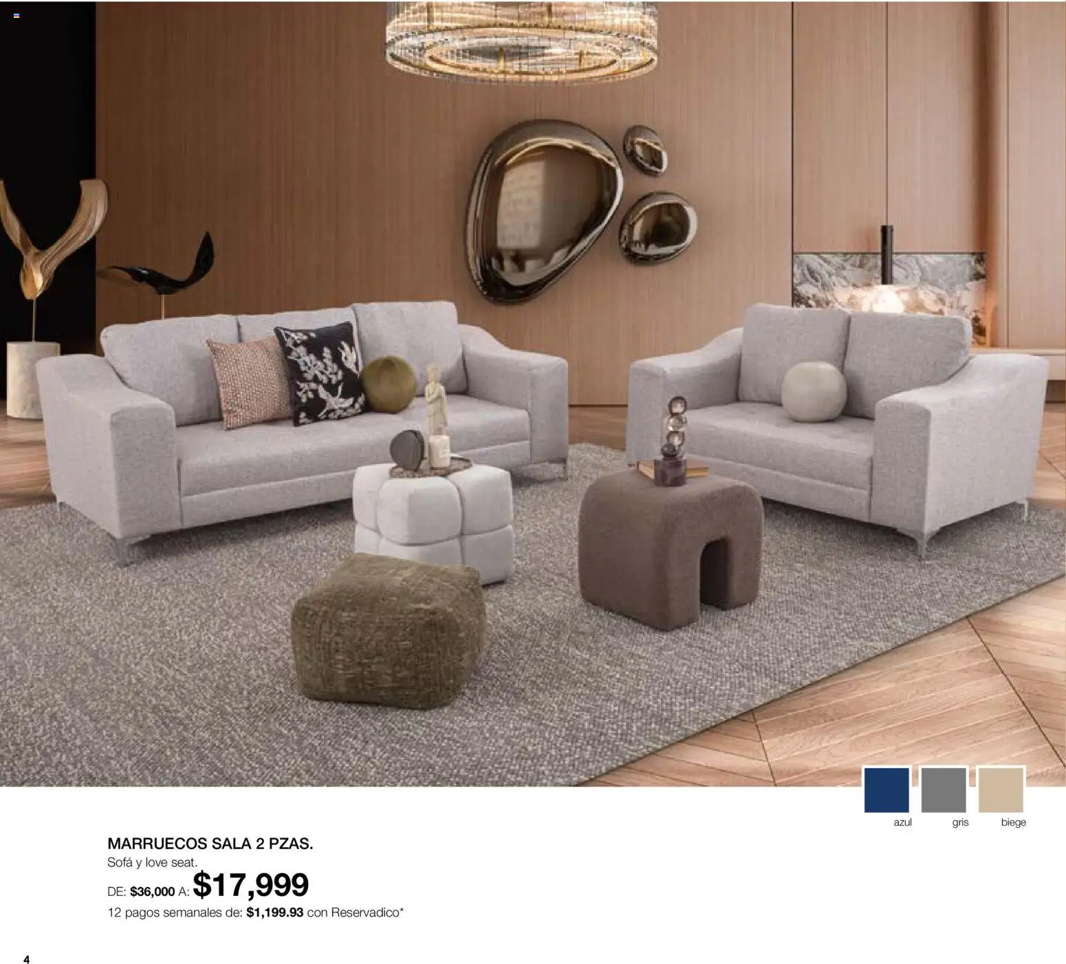 Nuevas ofertas de Muebles Dico válidas en toda la República Mexicana desde el 07.05.2026. ¡Encuentra las mejores ofertas en Muebles Dico catálogo Medio año, medio precio! | Página: 4