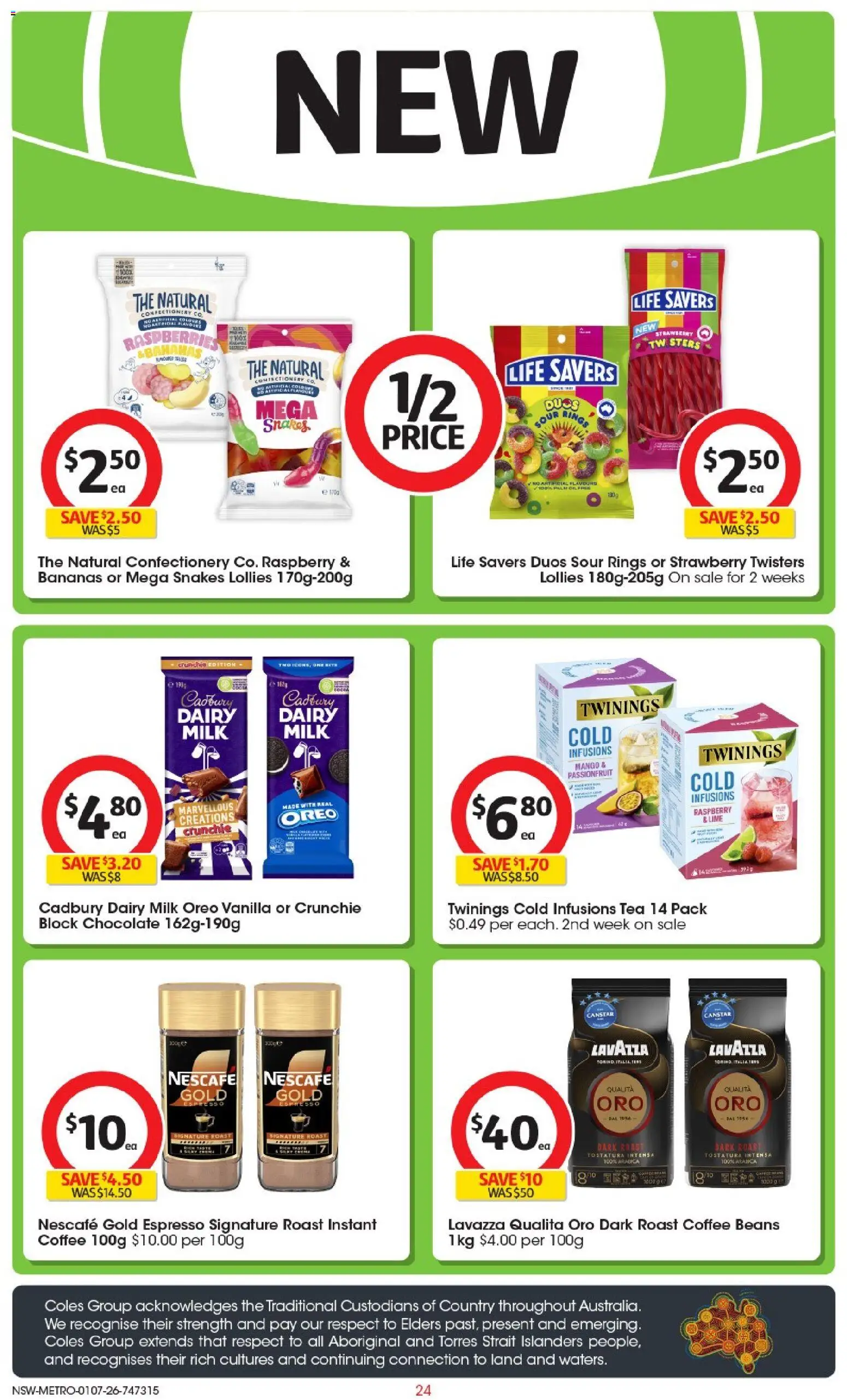 Coles catalogue - valid from 01/07/2026 | Page: 24 | Products: Coffee, Tea, Mango, Nescafe