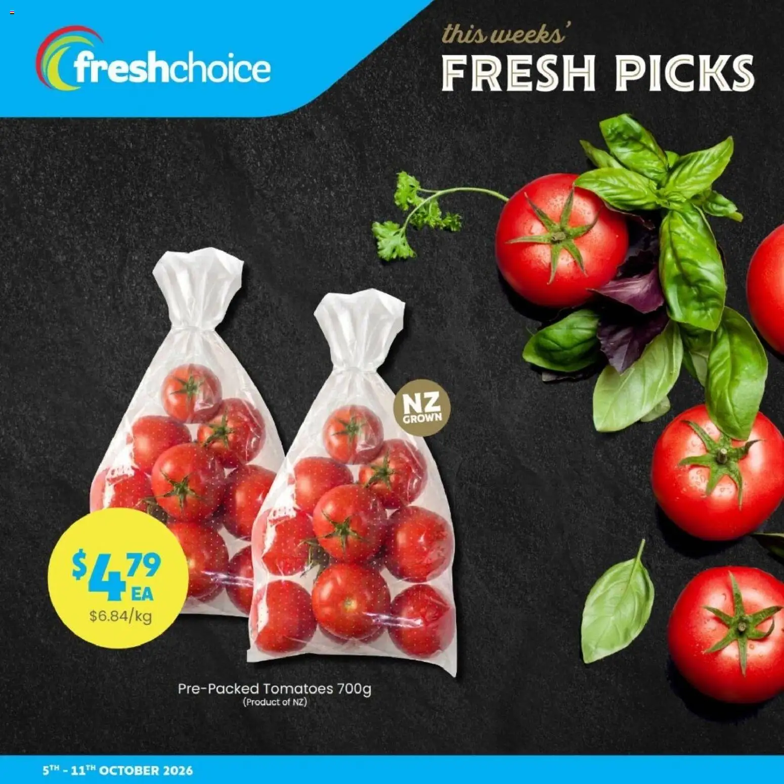 Freshchoice Monday, October 5 Price Drop