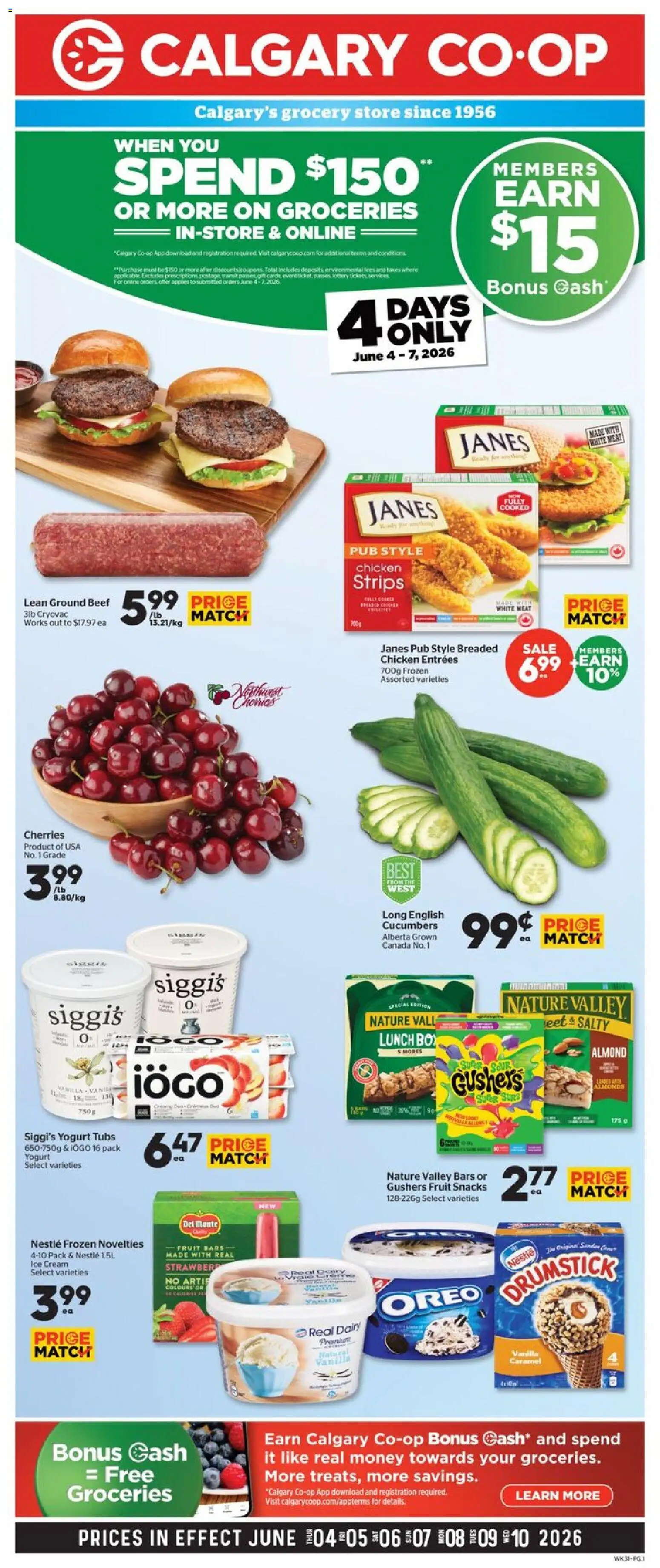 Calgary Co-op flyer valid from 04.06.2026 | Page: 1