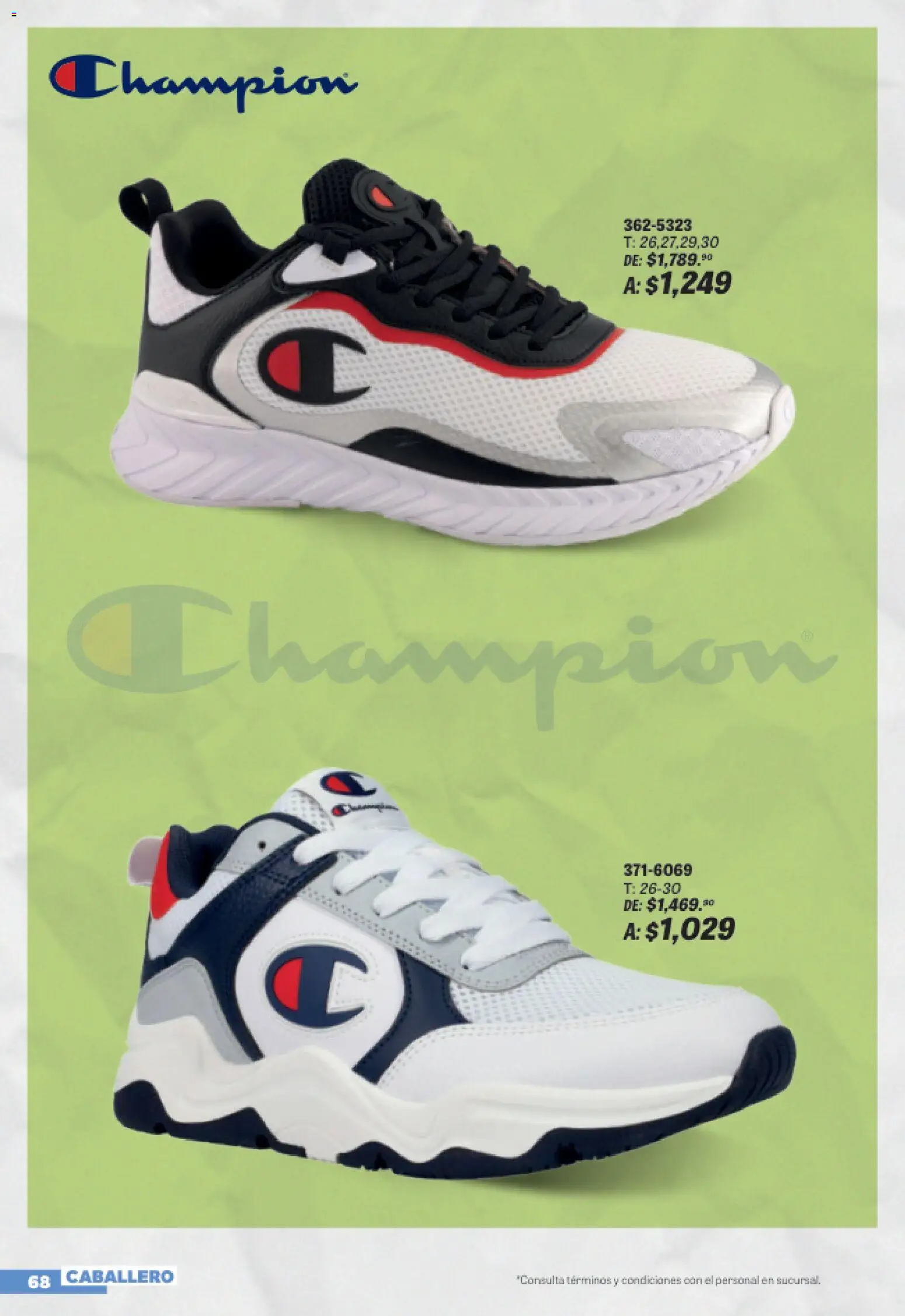 Nuevas ofertas de Andrea válidas en toda la República Mexicana desde el 19/07/2026. ¡Encuentra las mejores ofertas en Andrea catálogo Sports Week! | Página: 68