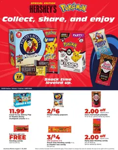 Preview of HyVee weekly ads valid from 08/03/2026 | Page: 6 | Products: Box, Milk, Cheese, Snacks