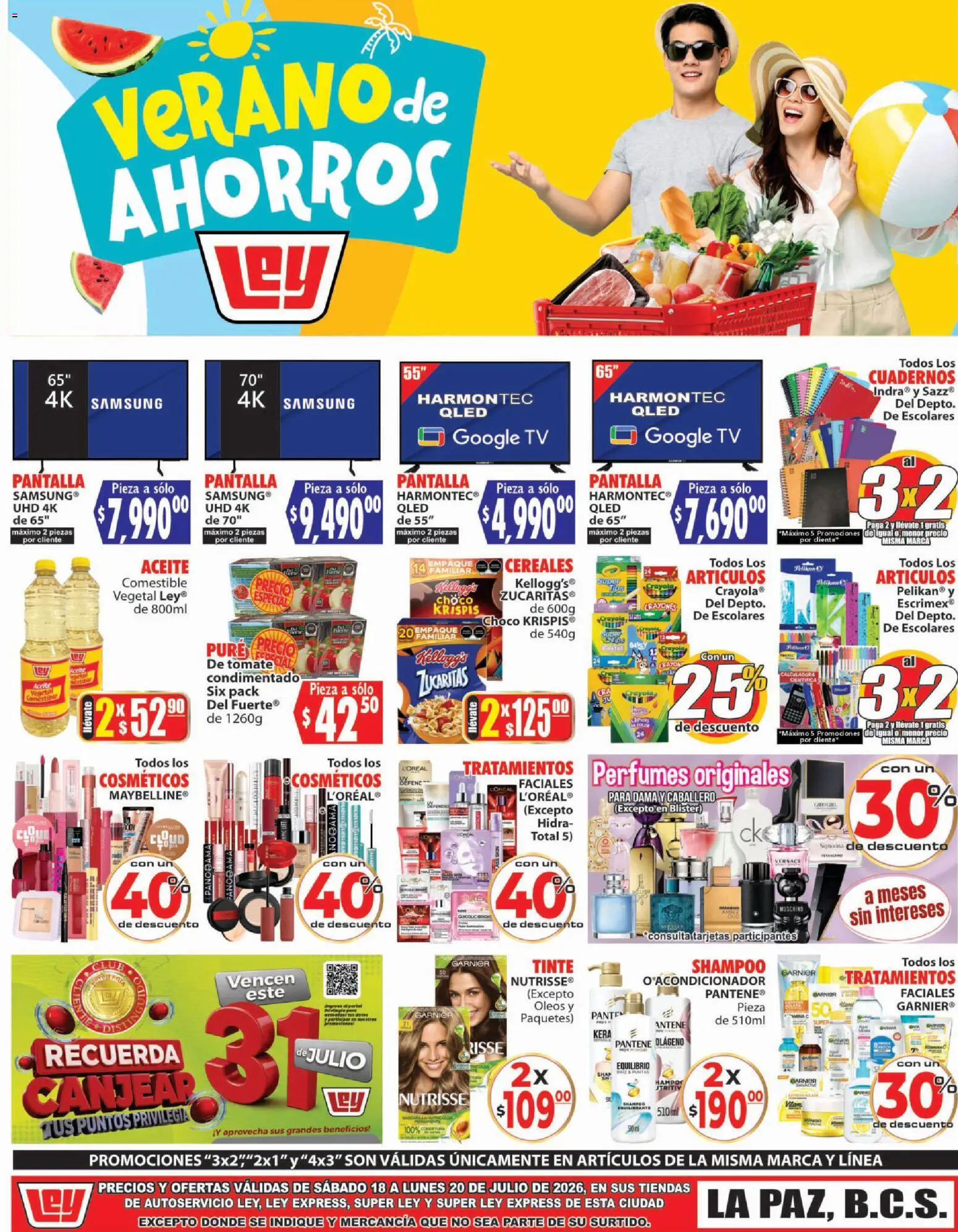 Nuevas ofertas de Casa Ley válidas en toda la República Mexicana desde el 18/07/2026. ¡Encuentra las mejores ofertas en Casa Ley folleto Autoservicio! | Página: 2 | Productos: Tomate, Aceite, Pastel, Cereales