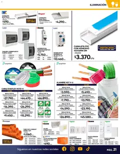 Construmart Ofertas válido desde el 01.06.2026 | Página: 21 | Productos: Cable, Interruptor, Caja, Canaleta