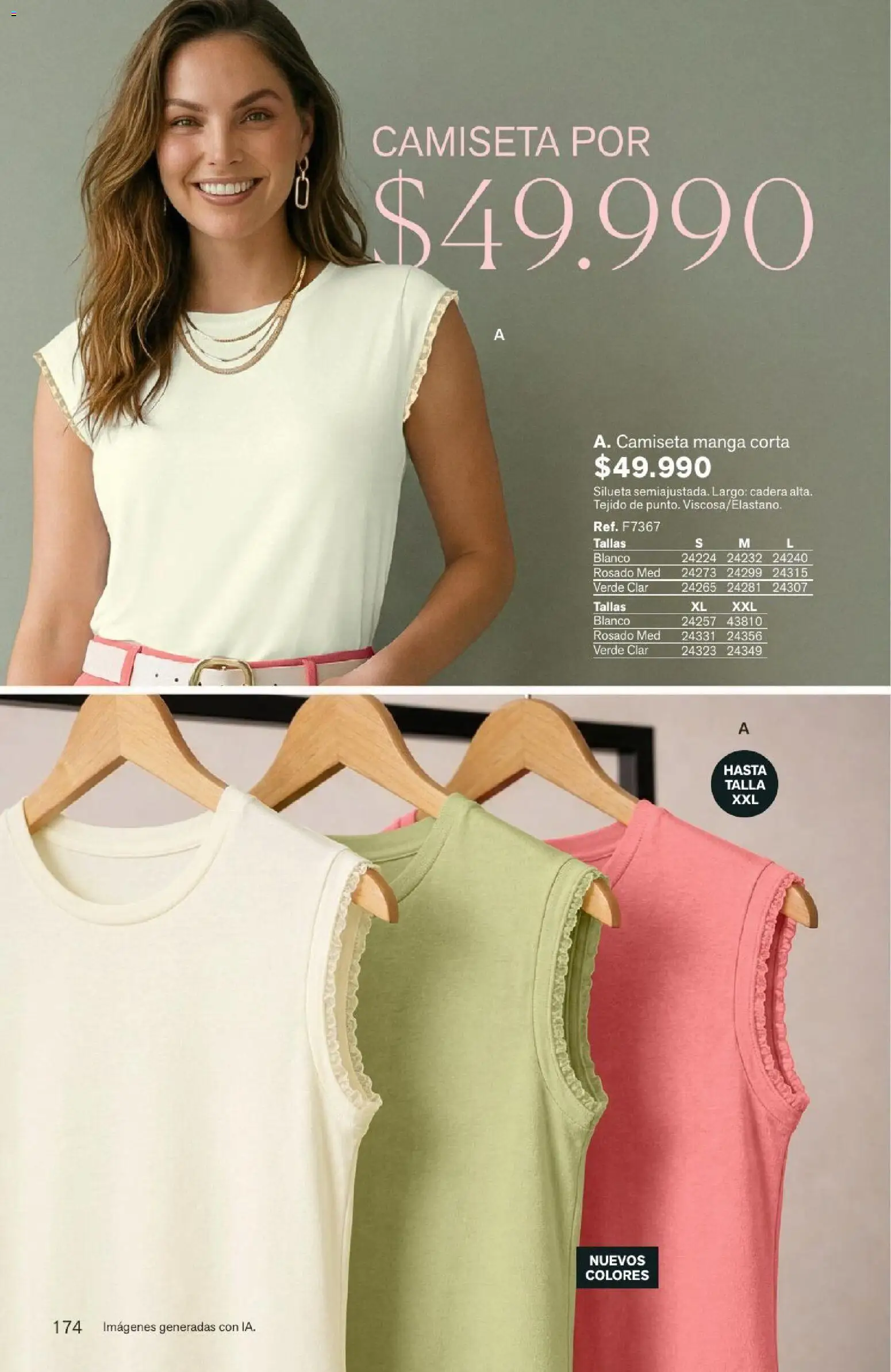 Leonisa revista - valida desde el 04/08/2026 | Página: 174 | Productos: Camiseta