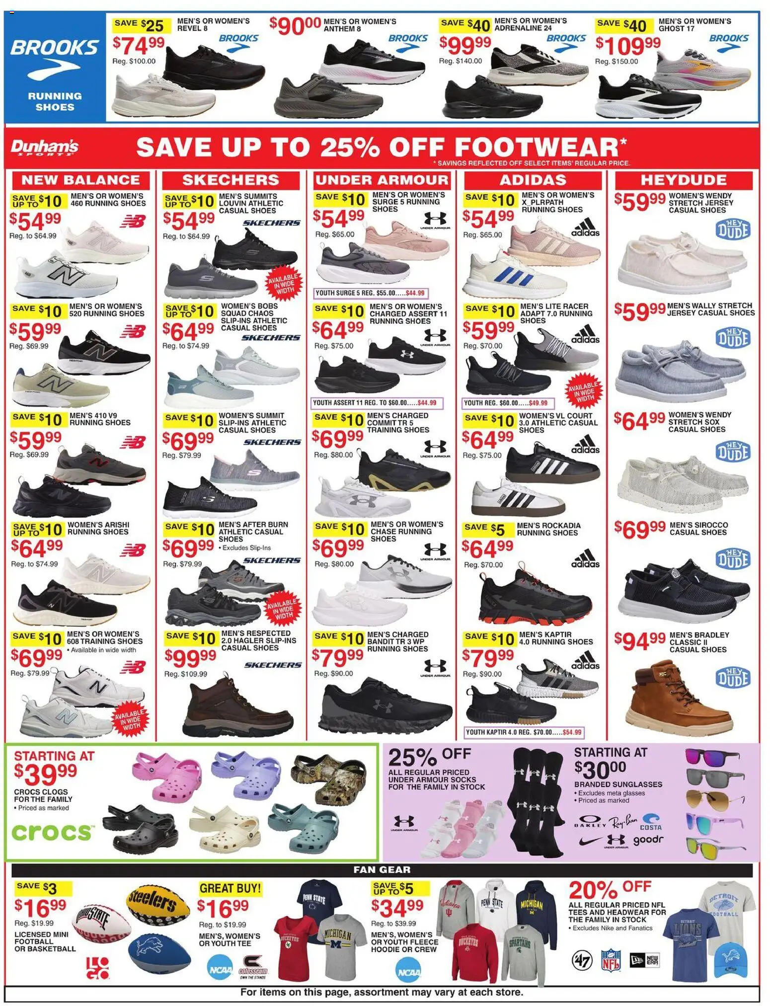 Dunham's Sports Weekly Ad - valid from 09/19/2026 | Page: 10 | Products: Hoodie, Socks, Glasses, Fan