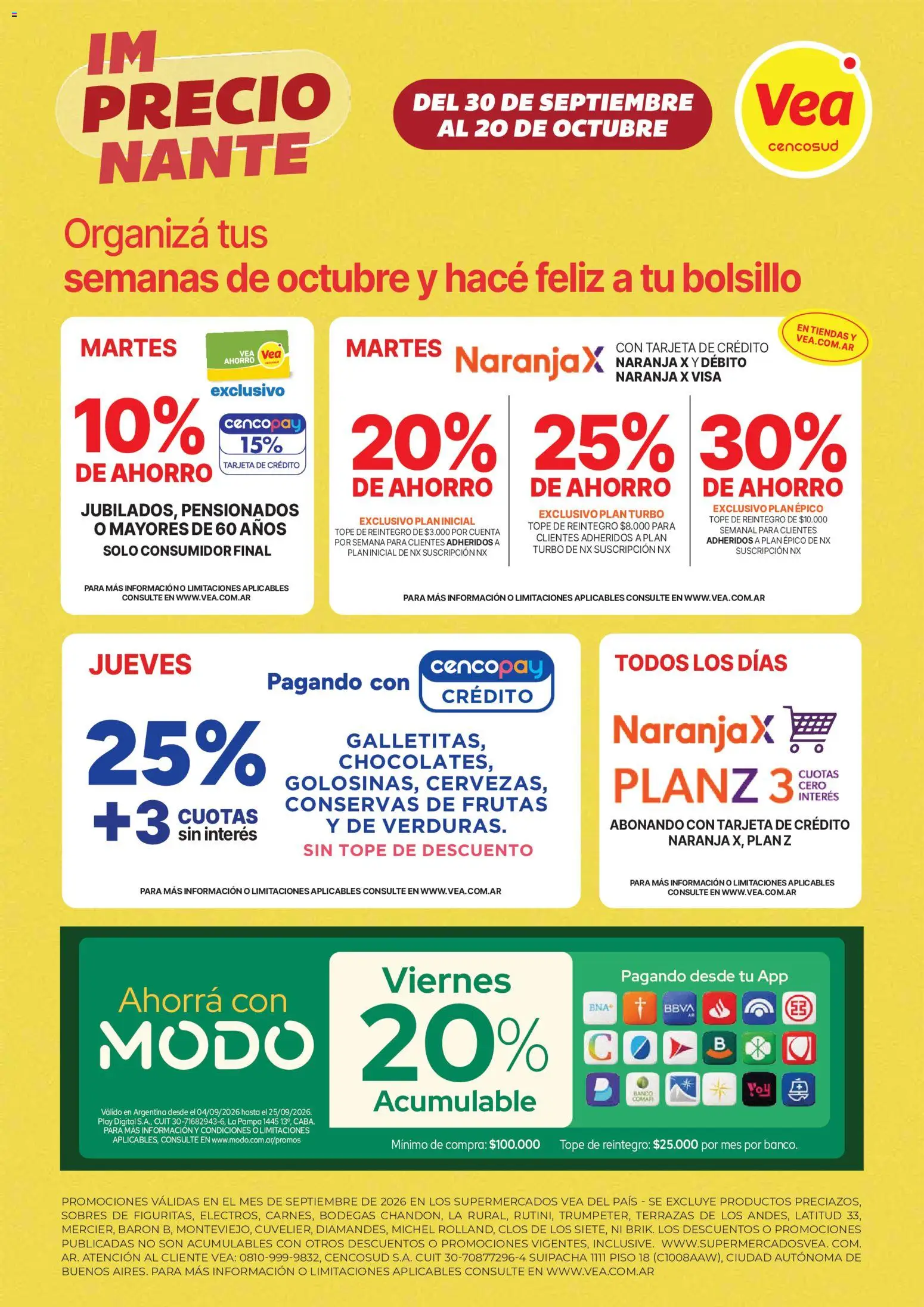 Vea - Volante imPRECIOnante Cuyo │ válido desde el 30/09/2026 | Página: 16 | Productos: Conservas