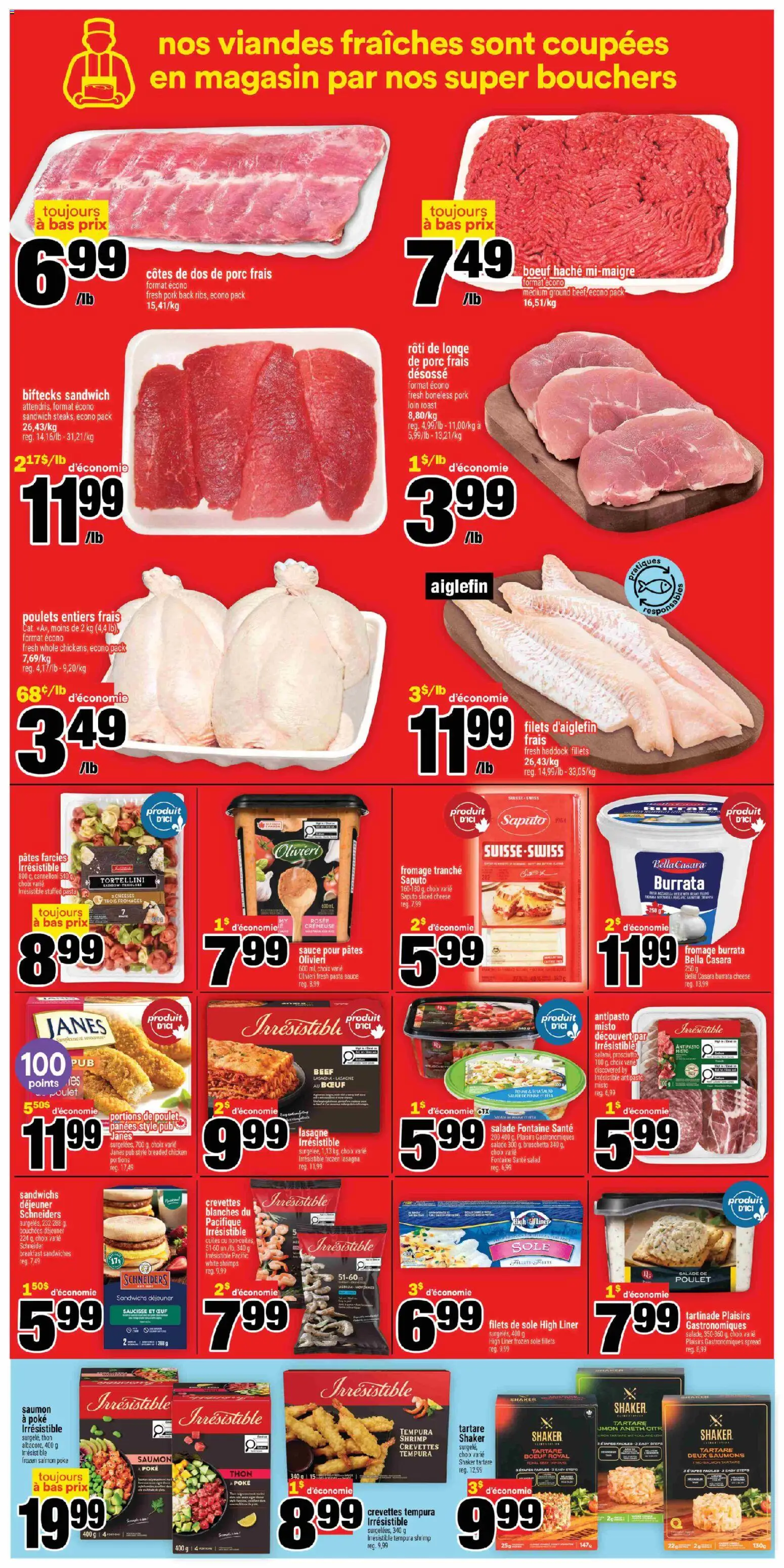 Super C flyer valid from Jul 16, 2026 | Page: 7 | Products: Beef, Pasta, Salad, Pork