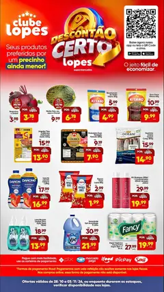 Lopes Supermercados ofertas Clube - Pré-Visualização do folheto da loja Lopes Supermercados, válido de 28/10/2026