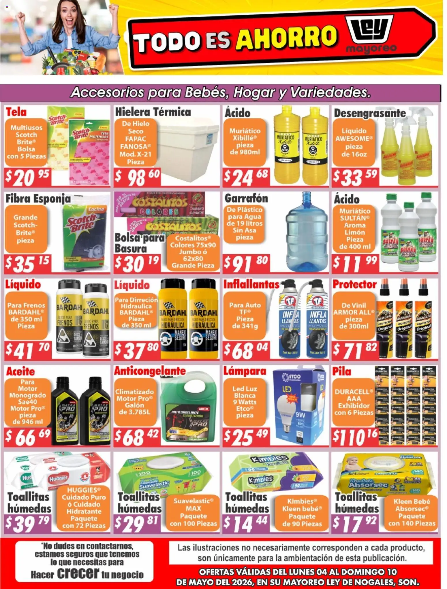 Nuevas ofertas de Casa Ley válidas en toda la República Mexicana desde el 04.05.2026. ¡Encuentra las mejores ofertas en Casa Ley folleto Nogales! | Página: 1