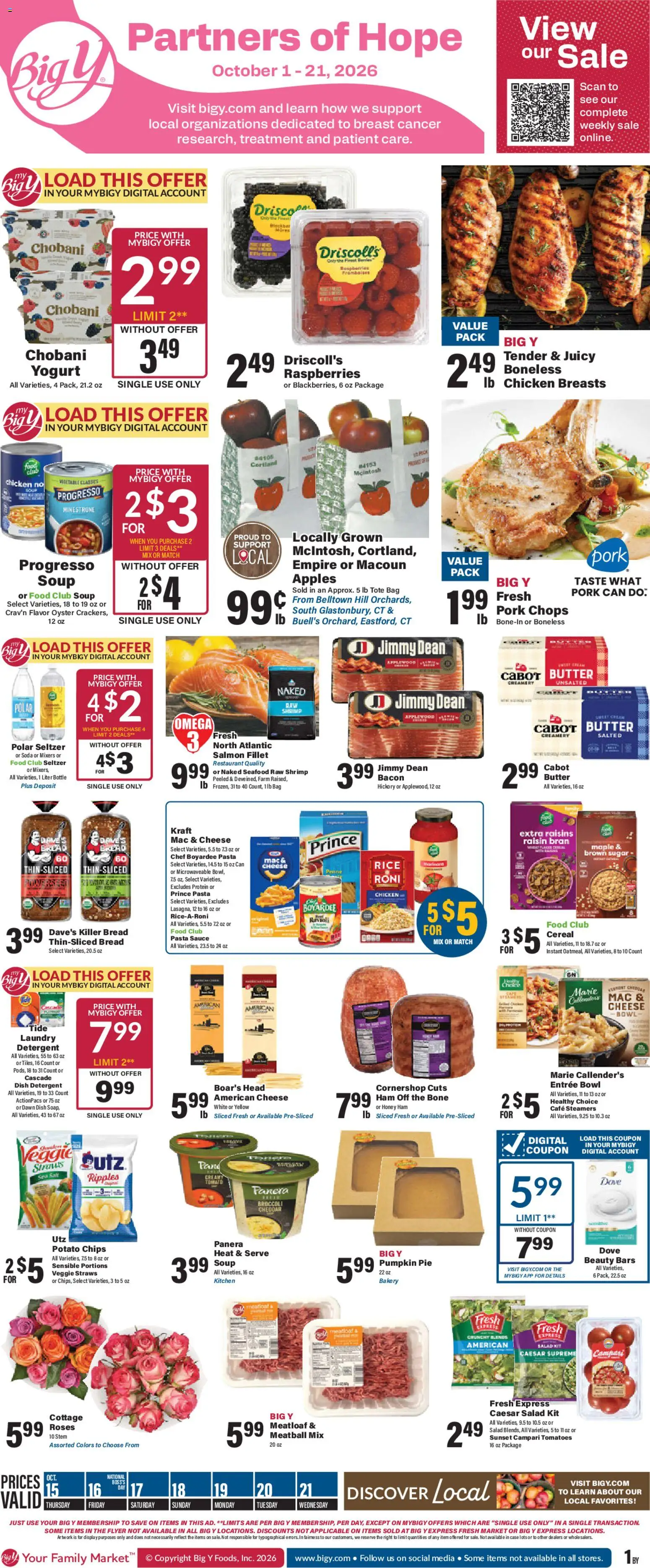 Big Y Weekly Ad - valid from 10/15/2026 | Page: 1