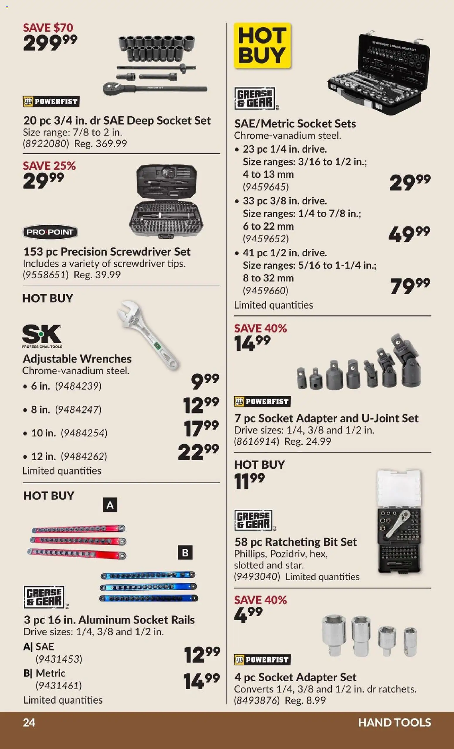 Princess Auto flyer valid from Oct 6, 2026 | Page: 31 | Products: PC, Adapter, Hand tools, Tools
