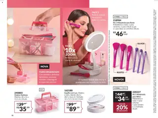 Avon - Campanha 04: Casa & Estilo - Pré-Visualização do folheto da loja Avon, válido de 18.02.2026 | Página: 52 | Produtos: Corretivo, Blush, Base, Cabo