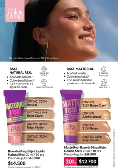 Vista previa Avon -  Campaña 6/2026 válido desde el 01.06.2026 | Página: 57 | Productos: Mate, Base de maquillaje, Maquillaje, Agua