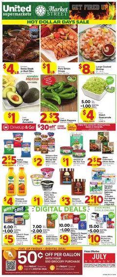 Preview of United Supermarkets weekly ads valid from 07/22/2026